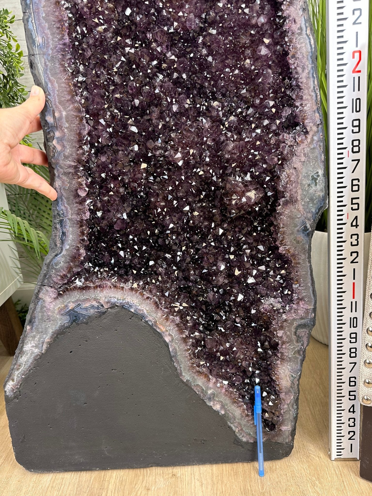 Extra Plus Quality Brazilian Amethyst Cathedral, 287.1 lbs & 59.5" Tall, Model #5601-1228 by Brazil Gems - Brazil GemsBrazil GemsExtra Plus Quality Brazilian Amethyst Cathedral, 287.1 lbs & 59.5" Tall, Model #5601-1228 by Brazil GemsCathedrals5601-1228