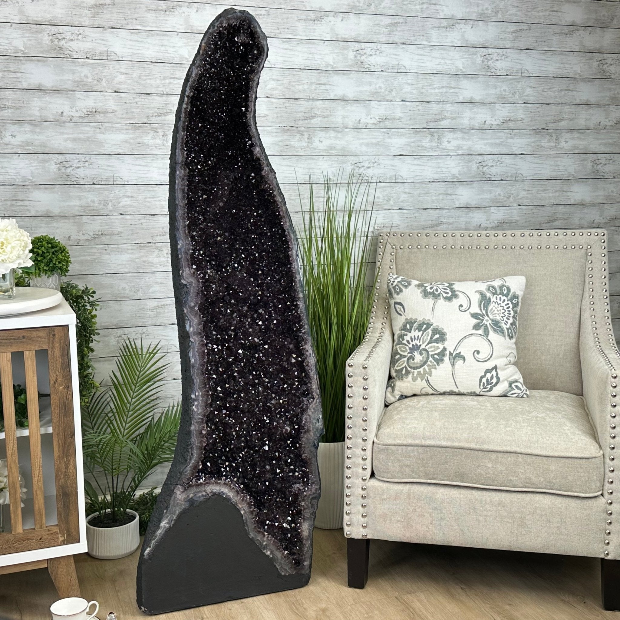 Extra Plus Quality Brazilian Amethyst Cathedral, 287.1 lbs & 59.5" Tall, Model #5601-1228 by Brazil Gems - Brazil GemsBrazil GemsExtra Plus Quality Brazilian Amethyst Cathedral, 287.1 lbs & 59.5" Tall, Model #5601-1228 by Brazil GemsCathedrals5601-1228