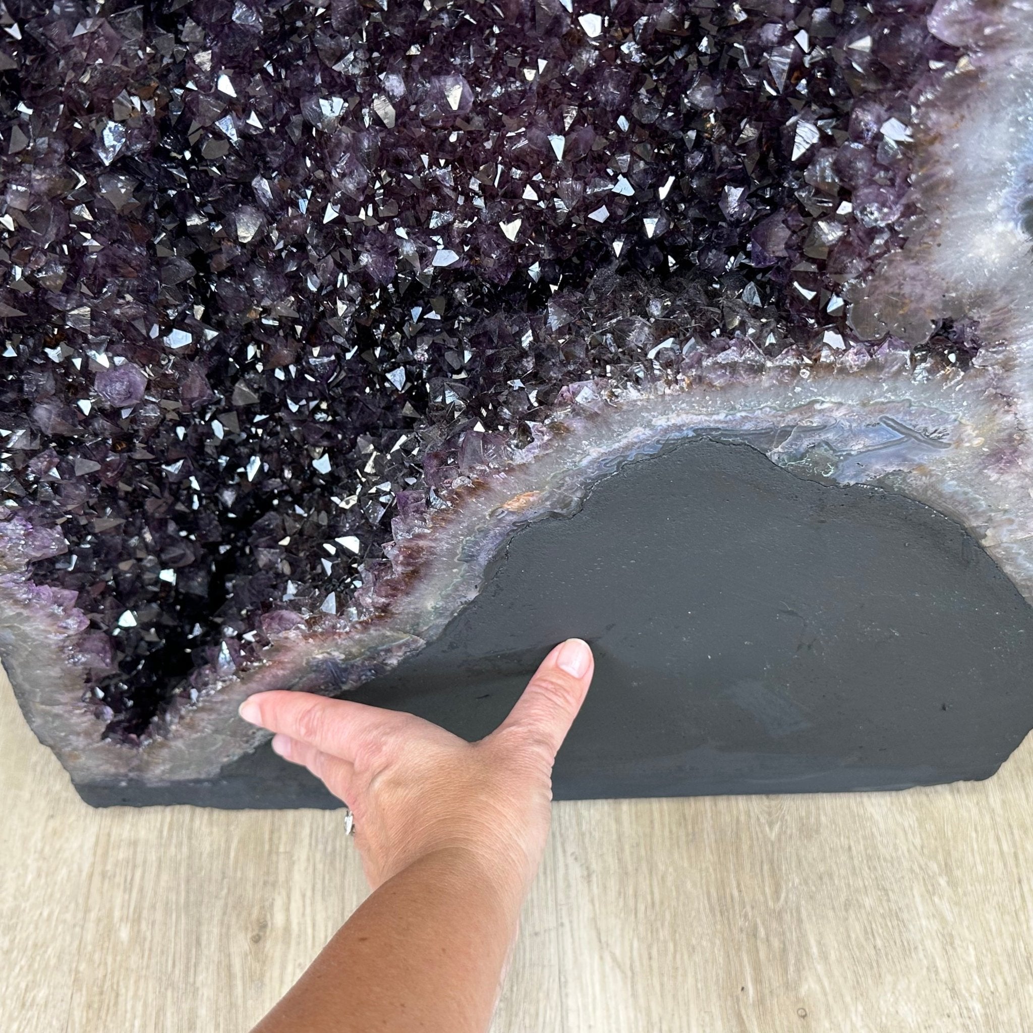 Extra Plus Quality Brazilian Amethyst Cathedral, 291.5 lbs & 61.5" Tall, Model #5601-1229 by Brazil Gems - Brazil GemsBrazil GemsExtra Plus Quality Brazilian Amethyst Cathedral, 291.5 lbs & 61.5" Tall, Model #5601-1229 by Brazil GemsCathedrals5601-1229