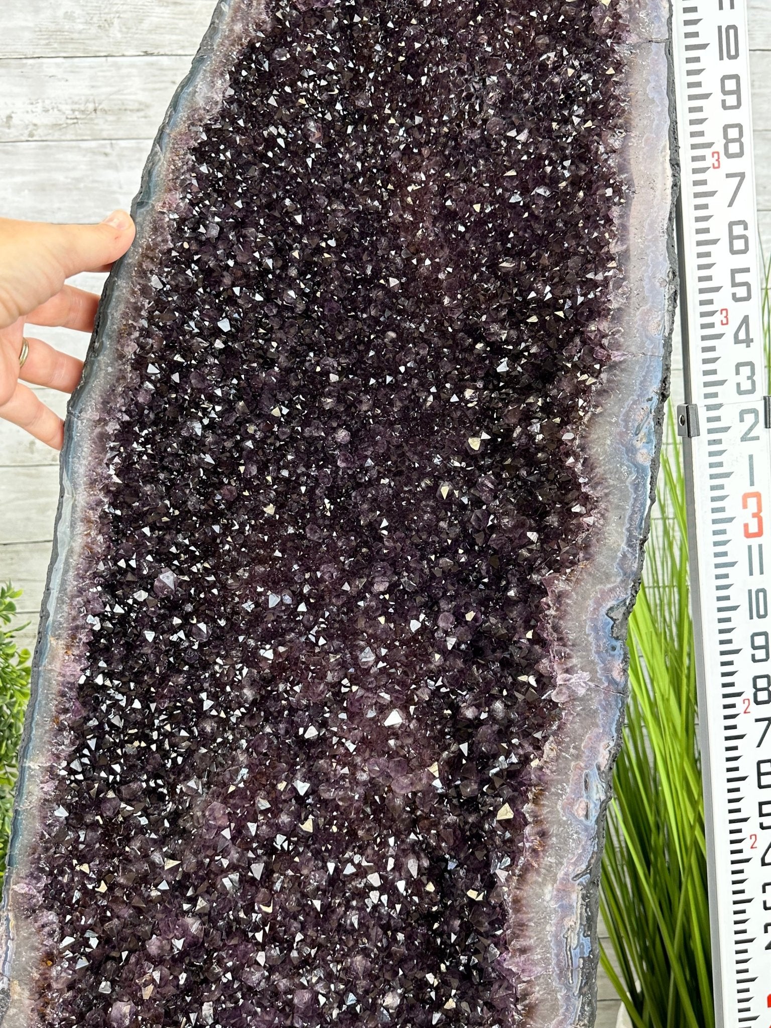 Extra Plus Quality Brazilian Amethyst Cathedral, 291.5 lbs & 61.5" Tall, Model #5601-1229 by Brazil Gems - Brazil GemsBrazil GemsExtra Plus Quality Brazilian Amethyst Cathedral, 291.5 lbs & 61.5" Tall, Model #5601-1229 by Brazil GemsCathedrals5601-1229