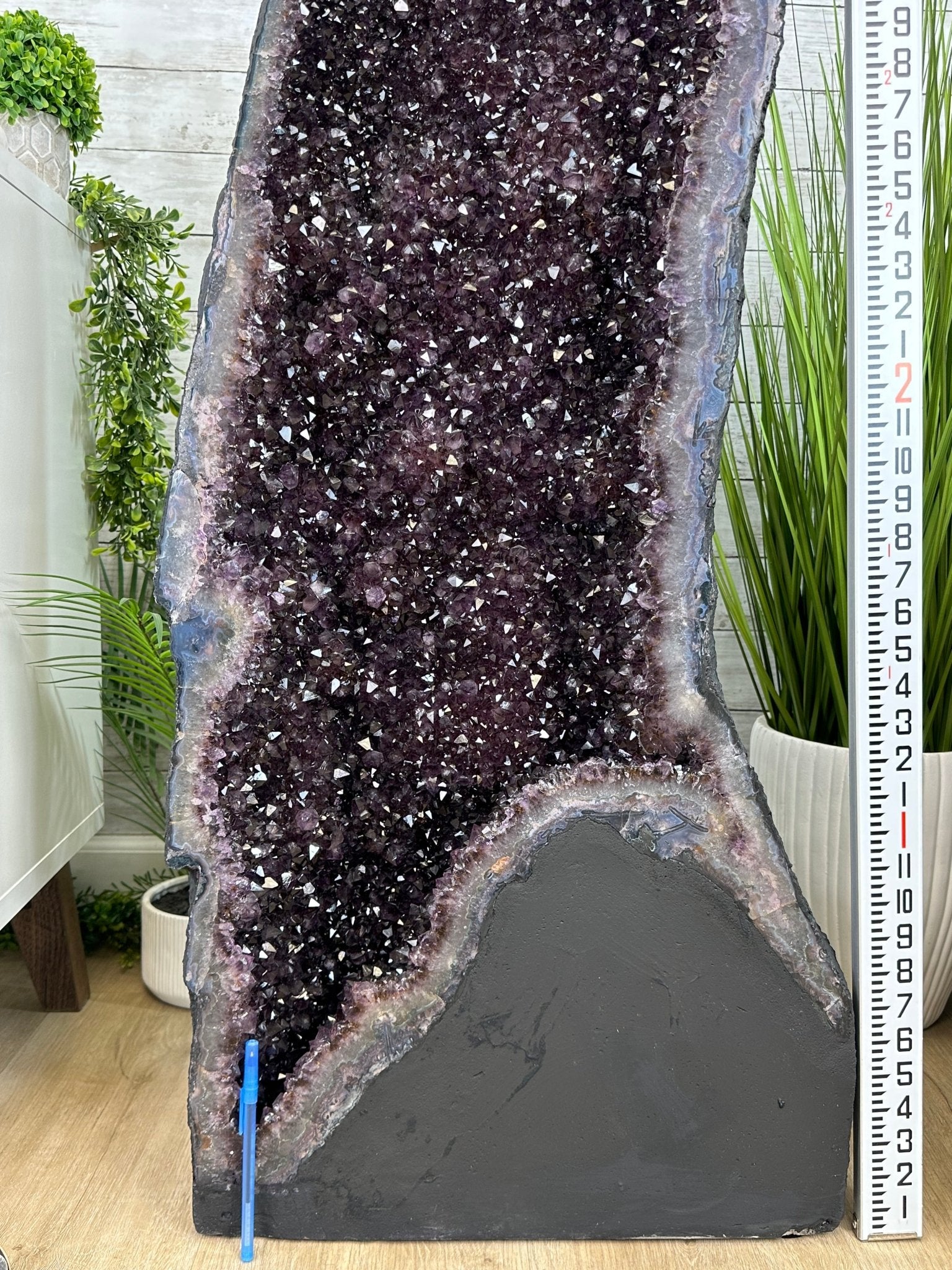 Extra Plus Quality Brazilian Amethyst Cathedral, 291.5 lbs & 61.5" Tall, Model #5601-1229 by Brazil Gems - Brazil GemsBrazil GemsExtra Plus Quality Brazilian Amethyst Cathedral, 291.5 lbs & 61.5" Tall, Model #5601-1229 by Brazil GemsCathedrals5601-1229