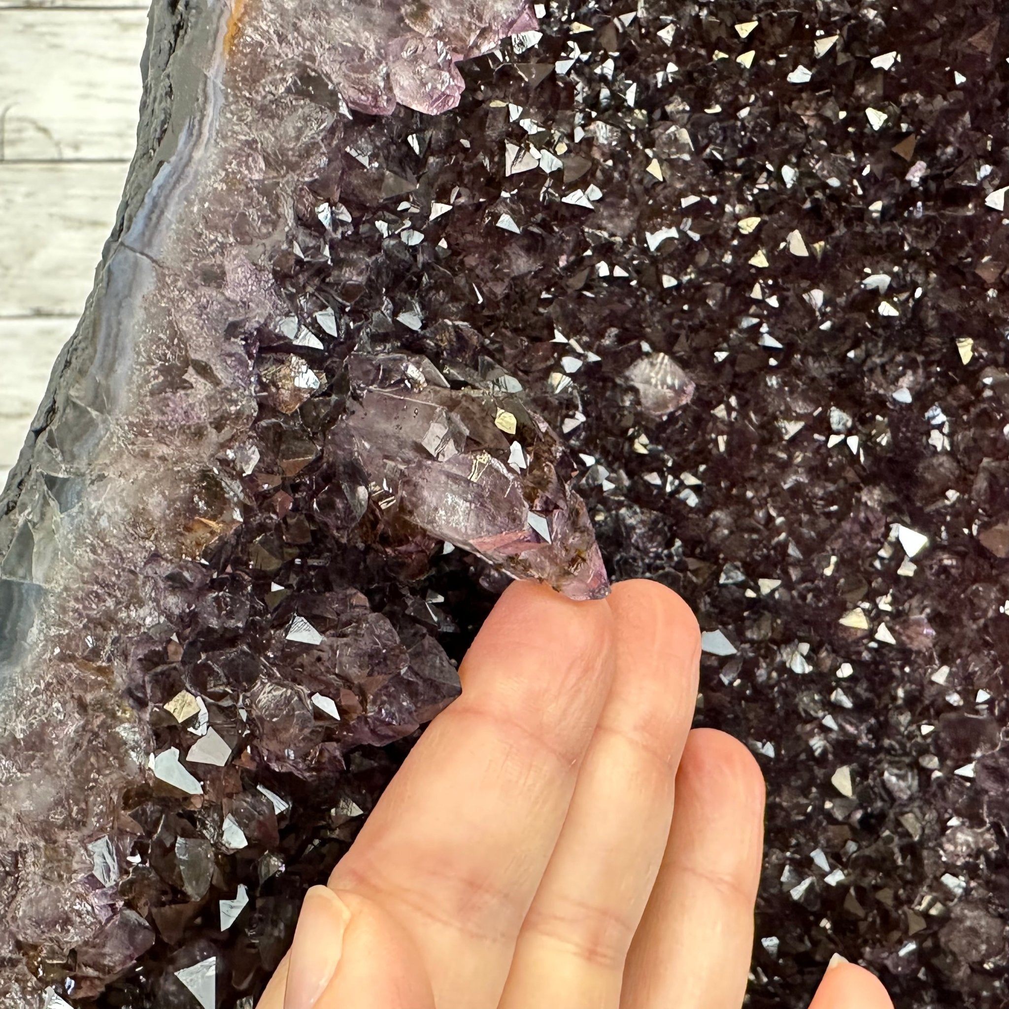 Extra Plus Quality Brazilian Amethyst Cathedral, 291.5 lbs & 61.5" Tall, Model #5601-1229 by Brazil Gems - Brazil GemsBrazil GemsExtra Plus Quality Brazilian Amethyst Cathedral, 291.5 lbs & 61.5" Tall, Model #5601-1229 by Brazil GemsCathedrals5601-1229