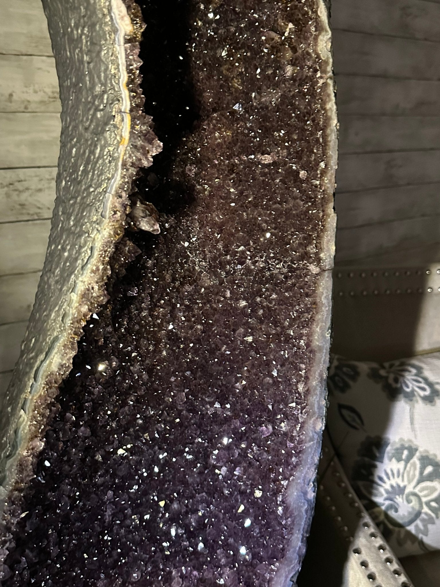 Extra Plus Quality Brazilian Amethyst Cathedral, 291.5 lbs & 61.5" Tall, Model #5601-1229 by Brazil Gems - Brazil GemsBrazil GemsExtra Plus Quality Brazilian Amethyst Cathedral, 291.5 lbs & 61.5" Tall, Model #5601-1229 by Brazil GemsCathedrals5601-1229