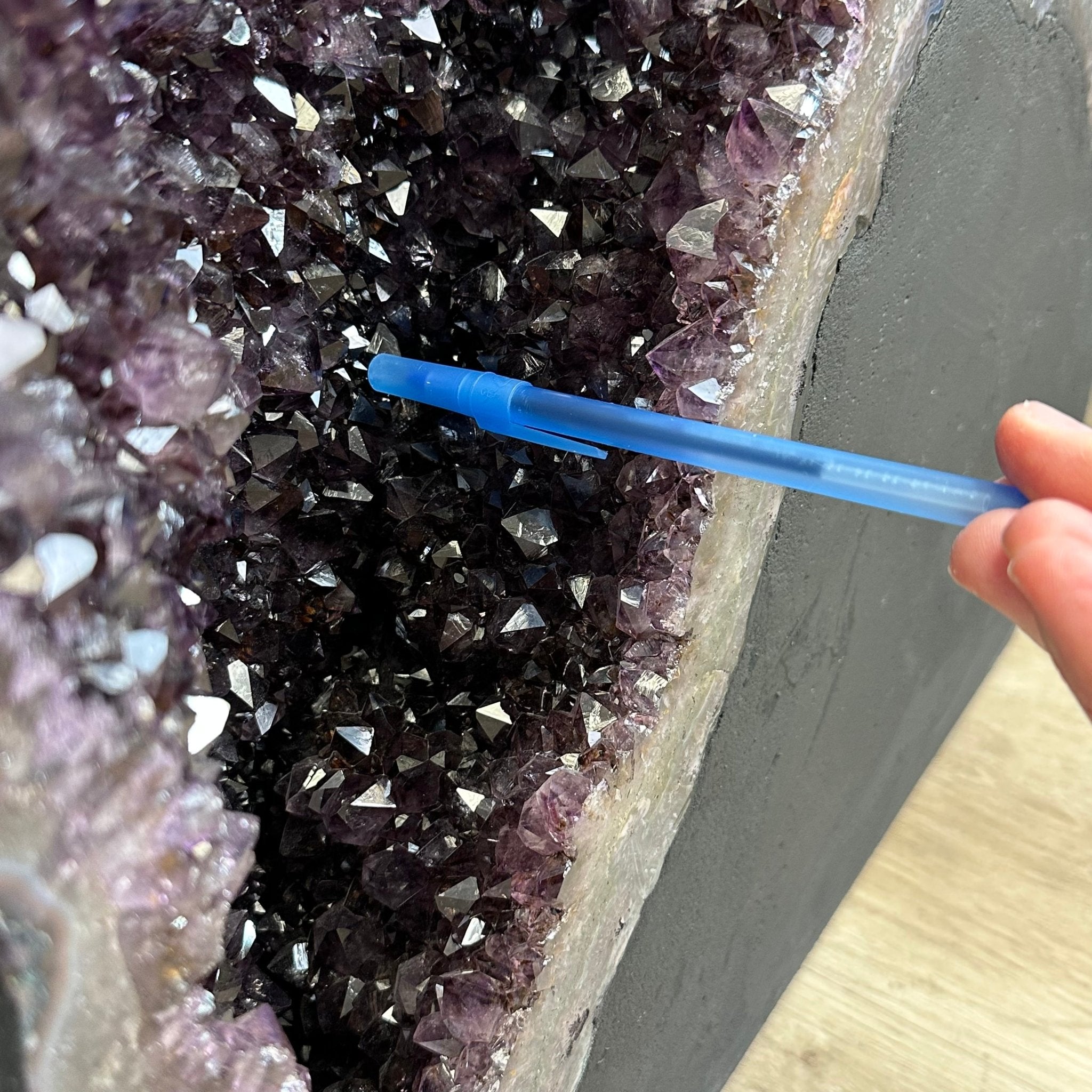 Extra Plus Quality Brazilian Amethyst Cathedral, 291.5 lbs & 61.5" Tall, Model #5601-1229 by Brazil Gems - Brazil GemsBrazil GemsExtra Plus Quality Brazilian Amethyst Cathedral, 291.5 lbs & 61.5" Tall, Model #5601-1229 by Brazil GemsCathedrals5601-1229