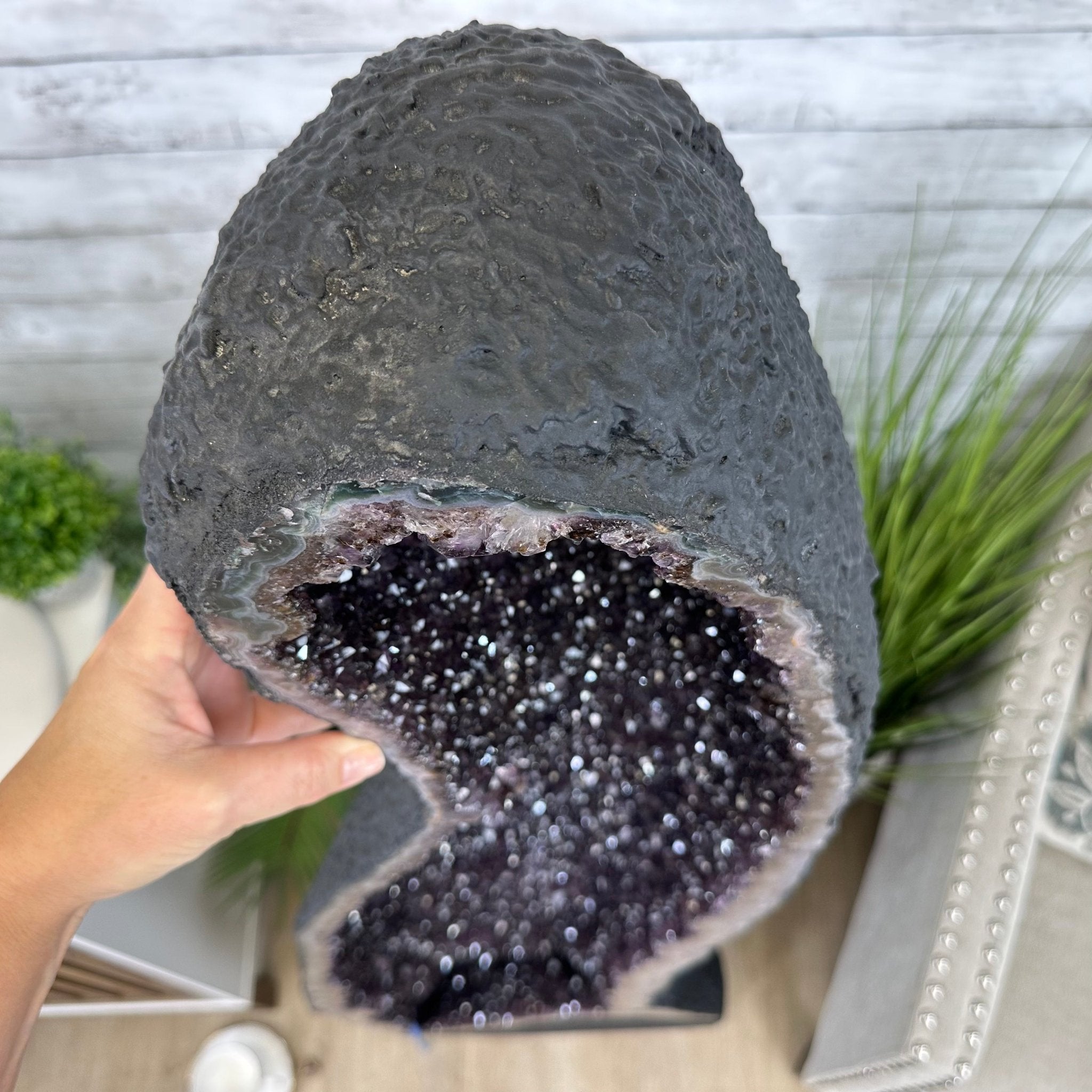 Extra Plus Quality Brazilian Amethyst Cathedral, 291.5 lbs & 61.5" Tall, Model #5601-1229 by Brazil Gems - Brazil GemsBrazil GemsExtra Plus Quality Brazilian Amethyst Cathedral, 291.5 lbs & 61.5" Tall, Model #5601-1229 by Brazil GemsCathedrals5601-1229