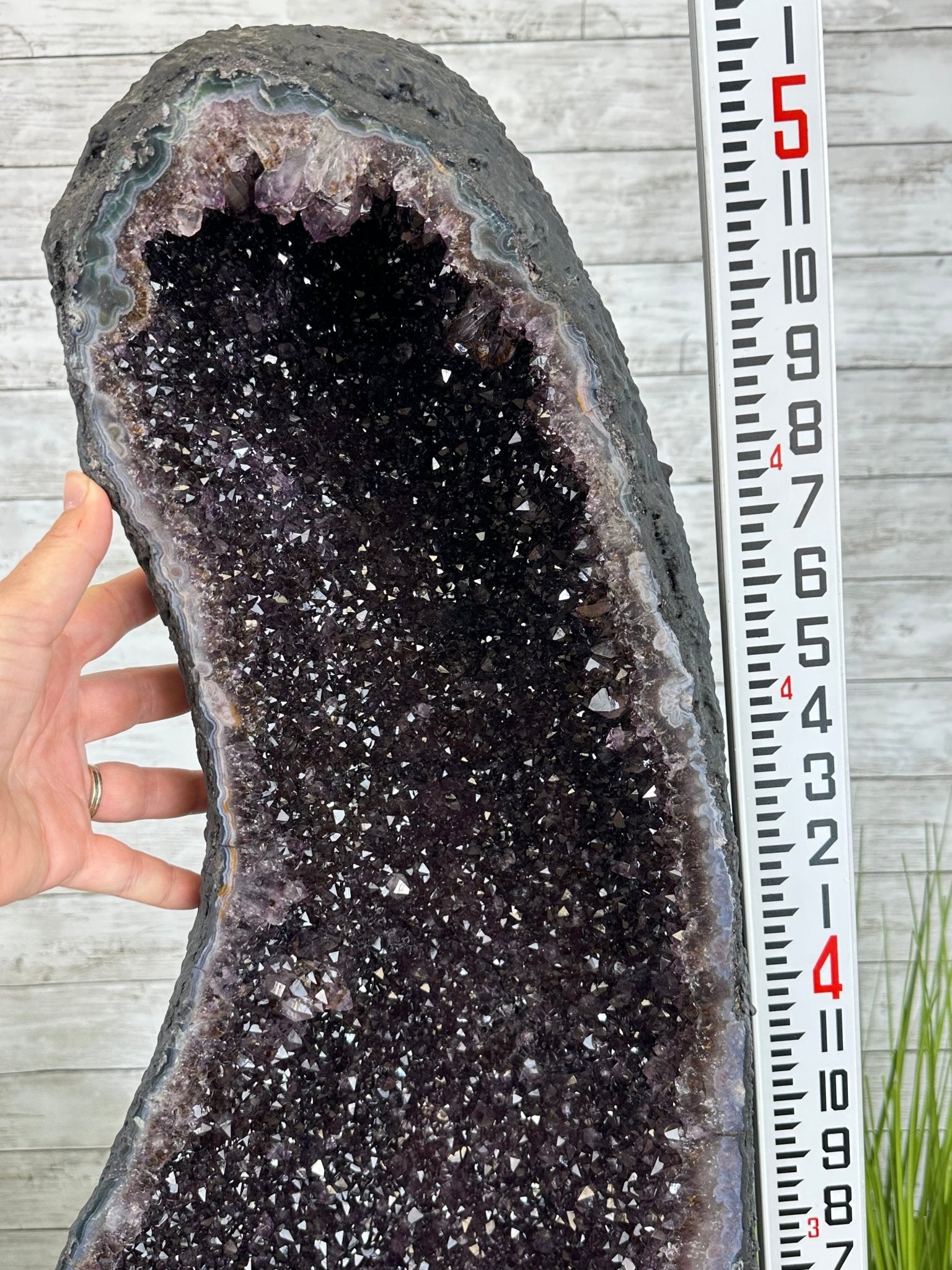Extra Plus Quality Brazilian Amethyst Cathedral, 291.5 lbs & 61.5" Tall, Model #5601-1229 by Brazil Gems - Brazil GemsBrazil GemsExtra Plus Quality Brazilian Amethyst Cathedral, 291.5 lbs & 61.5" Tall, Model #5601-1229 by Brazil GemsCathedrals5601-1229