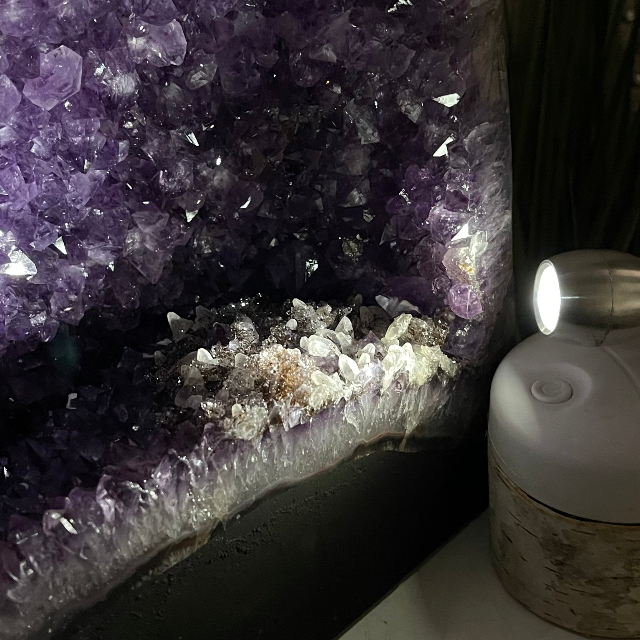 Extra Plus Quality Brazilian Amethyst Cathedral, 35.1 lbs & 17" Tall #5601-1042 by Brazil Gems - Brazil GemsBrazil GemsExtra Plus Quality Brazilian Amethyst Cathedral, 35.1 lbs & 17" Tall #5601-1042 by Brazil GemsCathedrals5601-1042
