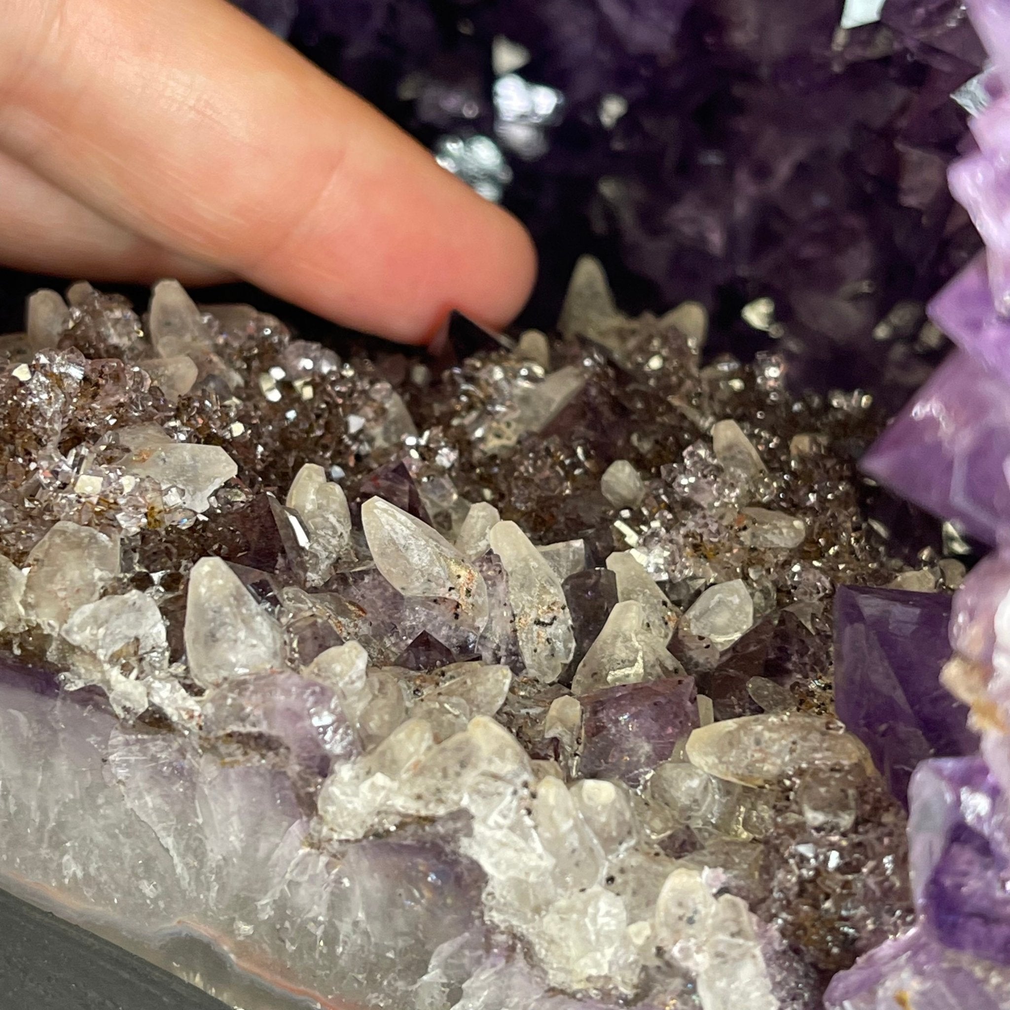 Extra Plus Quality Brazilian Amethyst Cathedral, 35.1 lbs & 17" Tall #5601-1042 by Brazil Gems - Brazil GemsBrazil GemsExtra Plus Quality Brazilian Amethyst Cathedral, 35.1 lbs & 17" Tall #5601-1042 by Brazil GemsCathedrals5601-1042