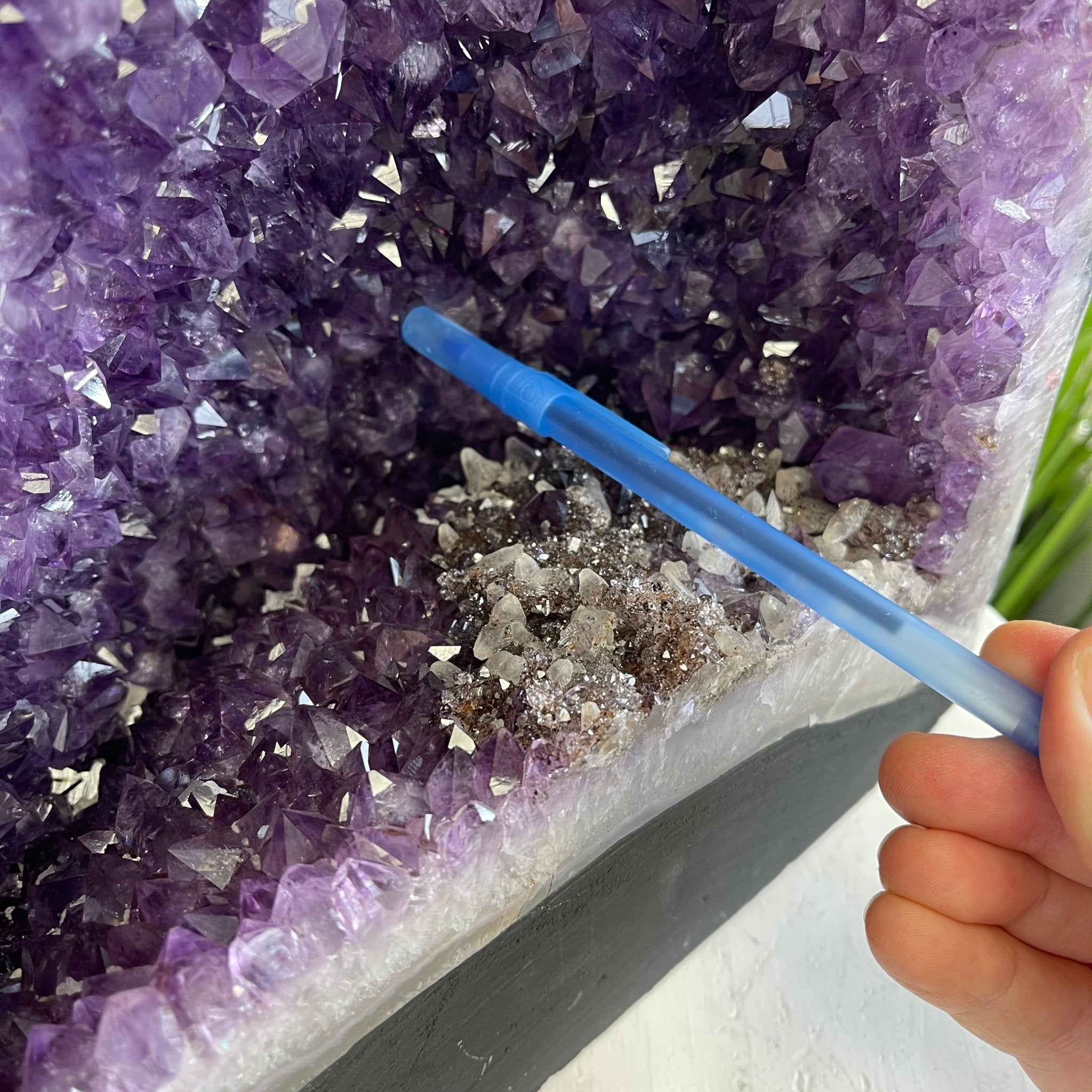 Extra Plus Quality Brazilian Amethyst Cathedral, 35.1 lbs & 17" Tall #5601-1042 by Brazil Gems - Brazil GemsBrazil GemsExtra Plus Quality Brazilian Amethyst Cathedral, 35.1 lbs & 17" Tall #5601-1042 by Brazil GemsCathedrals5601-1042