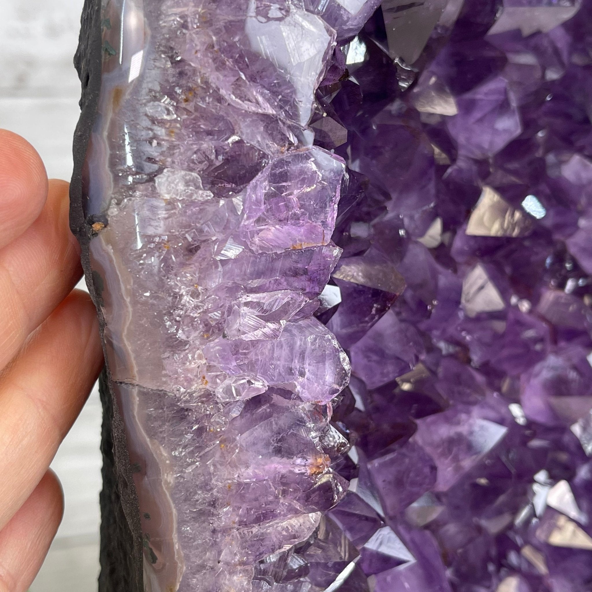 Extra Plus Quality Brazilian Amethyst Cathedral, 36.1 lbs & 14.25" Tall #5601-1043 by Brazil Gems - Brazil GemsBrazil GemsExtra Plus Quality Brazilian Amethyst Cathedral, 36.1 lbs & 14.25" Tall #5601-1043 by Brazil GemsCathedrals5601-1043