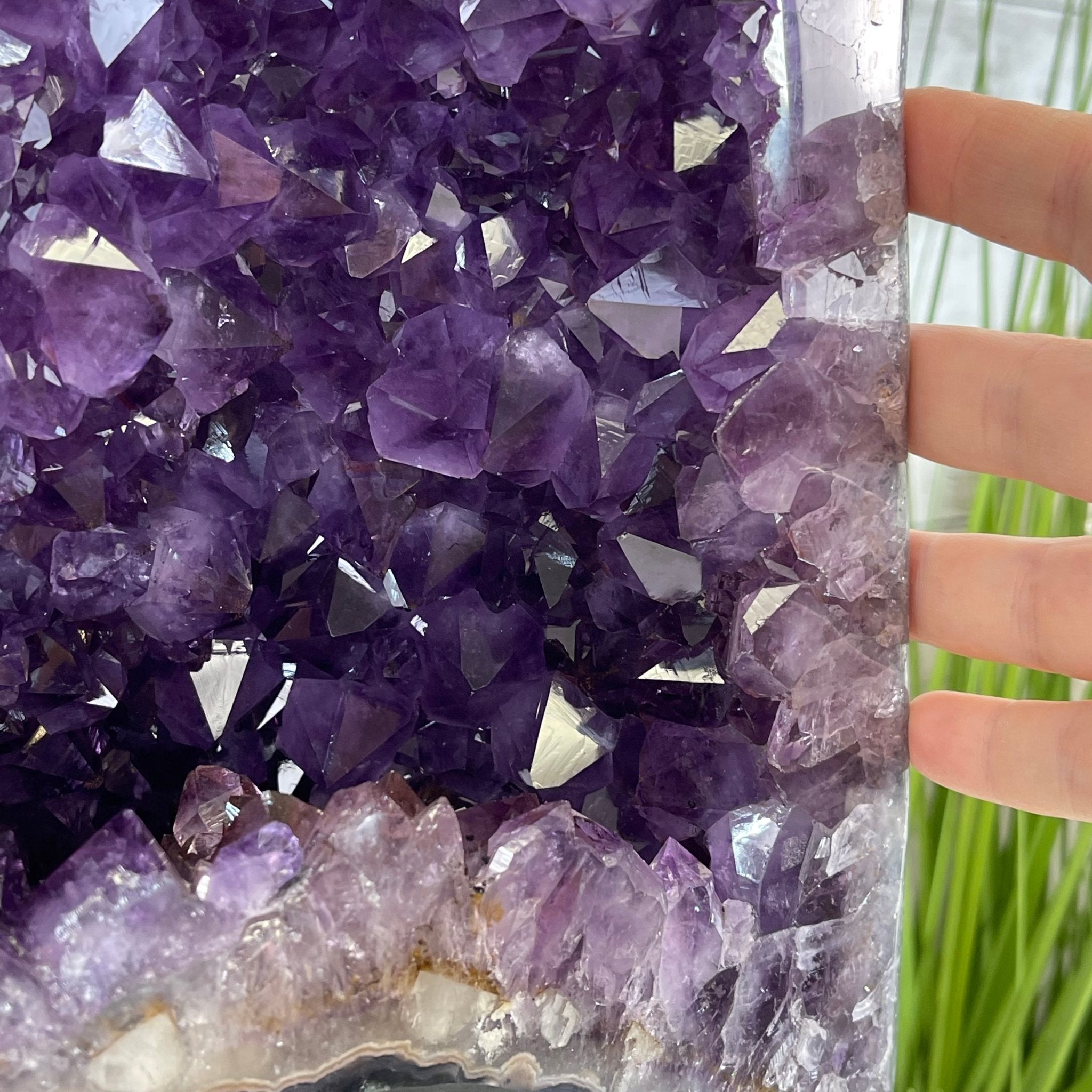 Extra Plus Quality Brazilian Amethyst Cathedral, 36.1 lbs & 14.25" Tall #5601-1043 by Brazil Gems - Brazil GemsBrazil GemsExtra Plus Quality Brazilian Amethyst Cathedral, 36.1 lbs & 14.25" Tall #5601-1043 by Brazil GemsCathedrals5601-1043