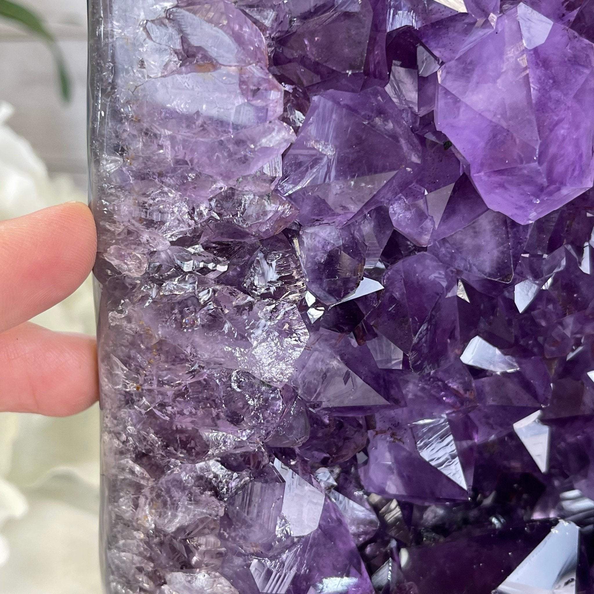 Extra Plus Quality Brazilian Amethyst Cathedral, 36.1 lbs & 14.25" Tall #5601-1043 by Brazil Gems - Brazil GemsBrazil GemsExtra Plus Quality Brazilian Amethyst Cathedral, 36.1 lbs & 14.25" Tall #5601-1043 by Brazil GemsCathedrals5601-1043
