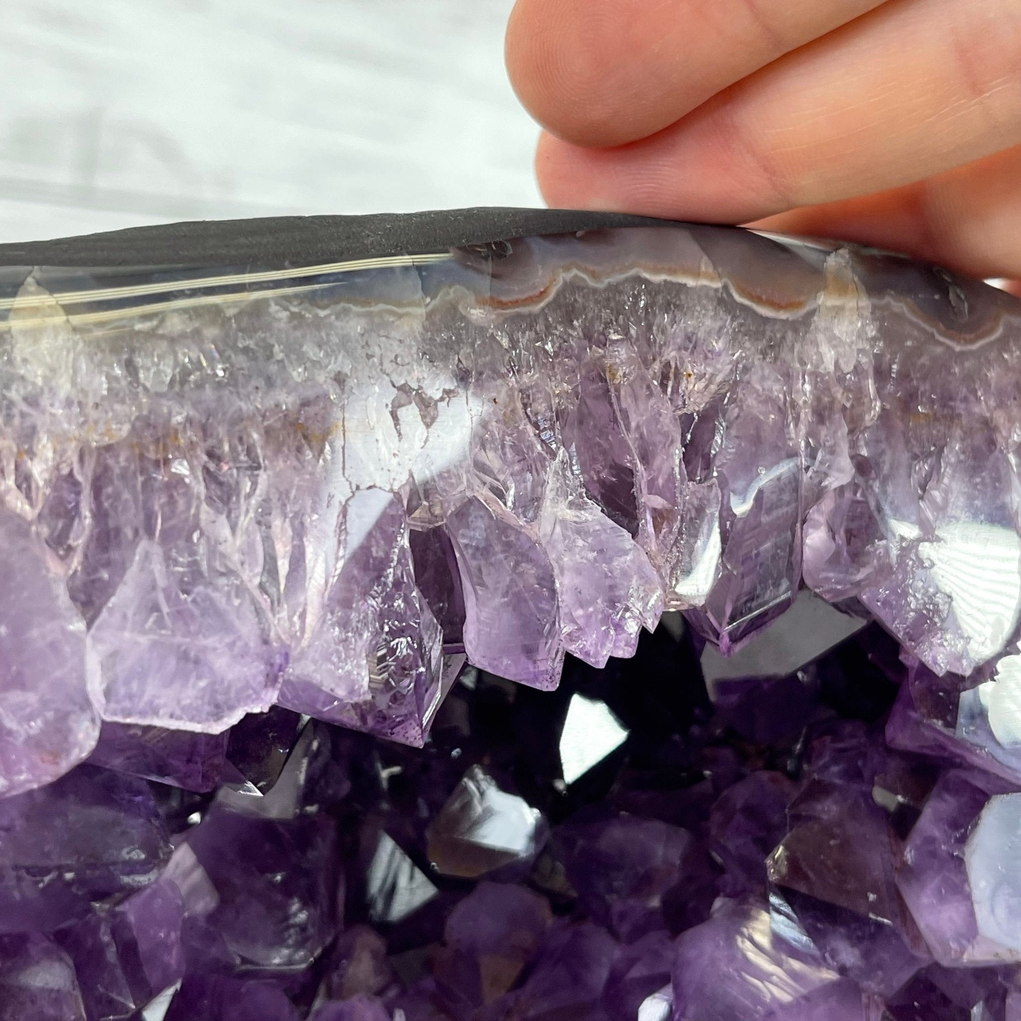 Extra Plus Quality Brazilian Amethyst Cathedral, 36.1 lbs & 14.25" Tall #5601-1043 by Brazil Gems - Brazil GemsBrazil GemsExtra Plus Quality Brazilian Amethyst Cathedral, 36.1 lbs & 14.25" Tall #5601-1043 by Brazil GemsCathedrals5601-1043