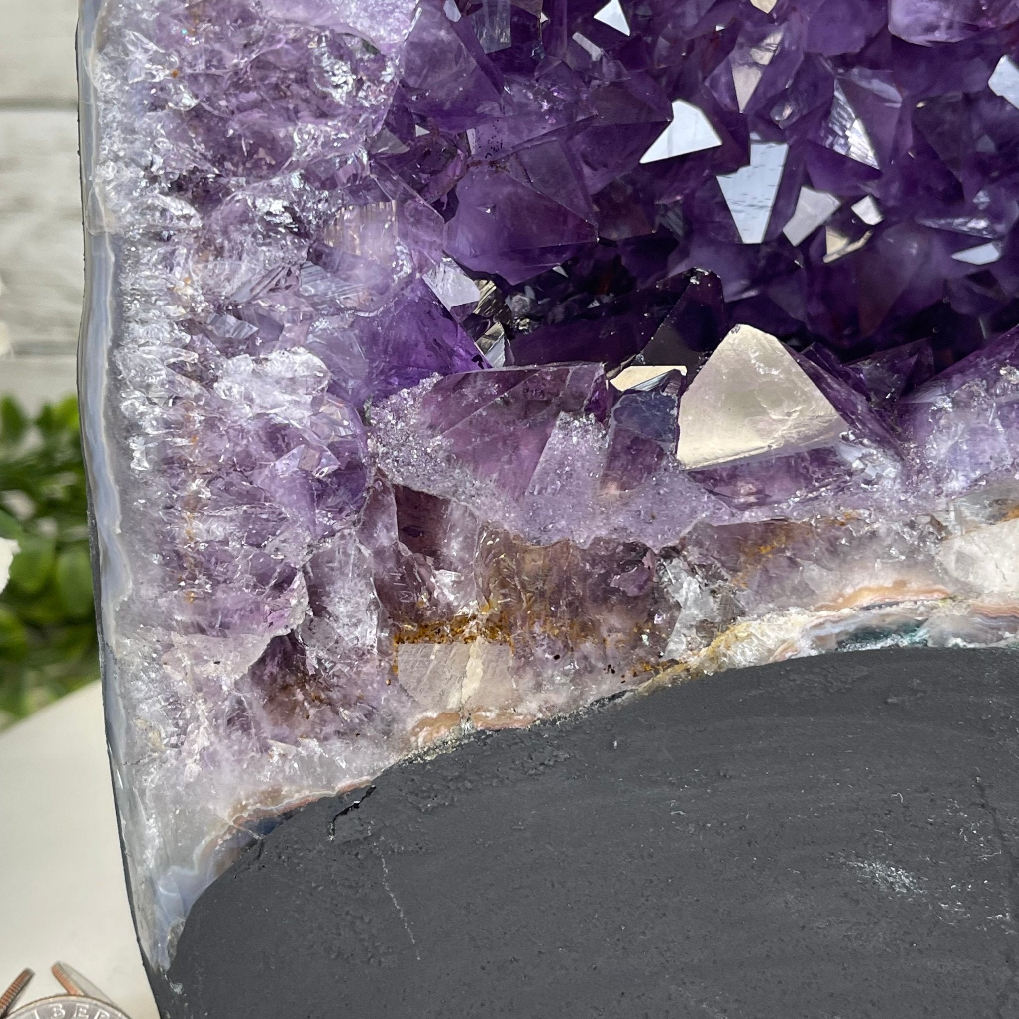 Extra Plus Quality Brazilian Amethyst Cathedral, 36.1 lbs & 14.25" Tall #5601-1043 by Brazil Gems - Brazil GemsBrazil GemsExtra Plus Quality Brazilian Amethyst Cathedral, 36.1 lbs & 14.25" Tall #5601-1043 by Brazil GemsCathedrals5601-1043