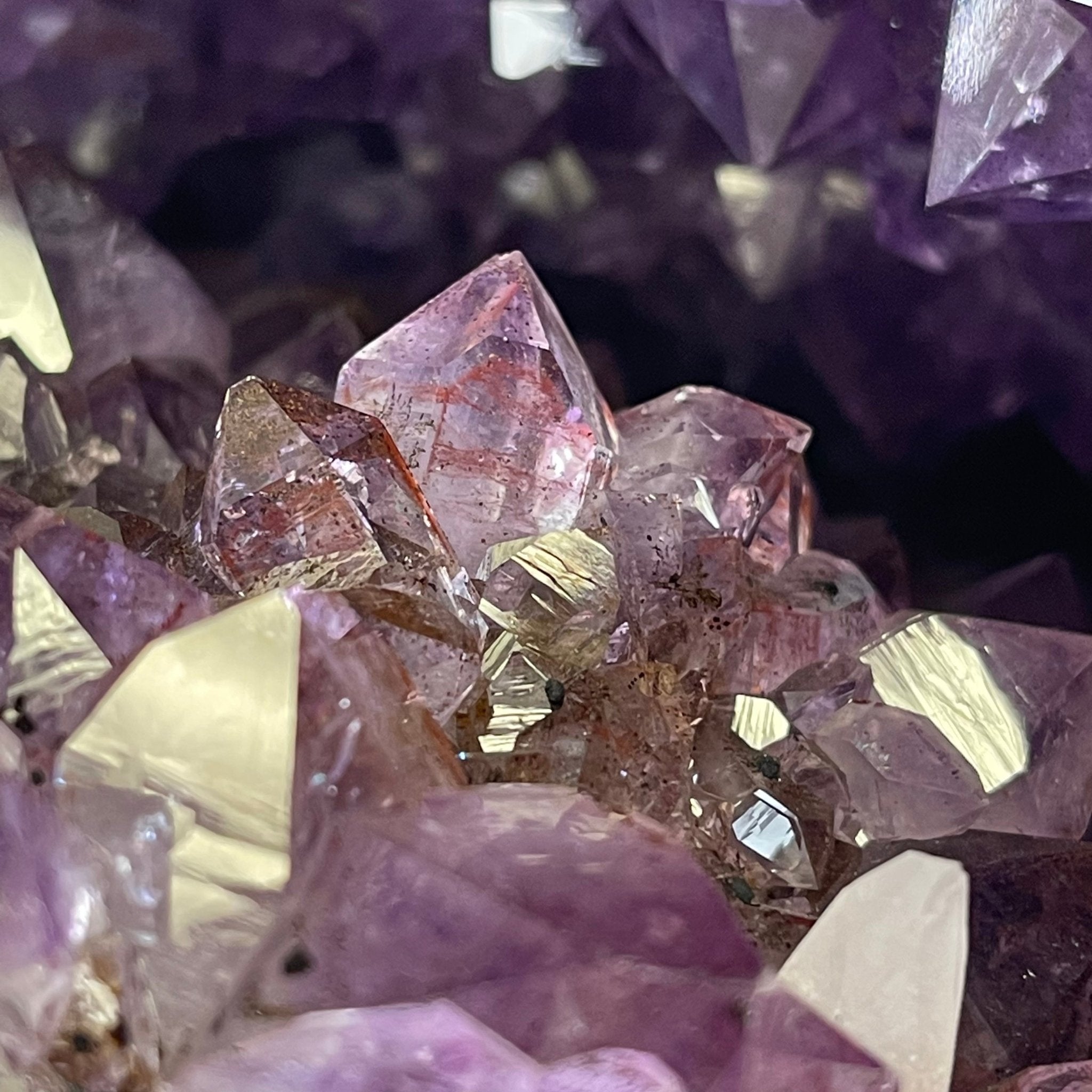 Extra Plus Quality Brazilian Amethyst Cathedral, 36.1 lbs & 14.25" Tall #5601-1043 by Brazil Gems - Brazil GemsBrazil GemsExtra Plus Quality Brazilian Amethyst Cathedral, 36.1 lbs & 14.25" Tall #5601-1043 by Brazil GemsCathedrals5601-1043