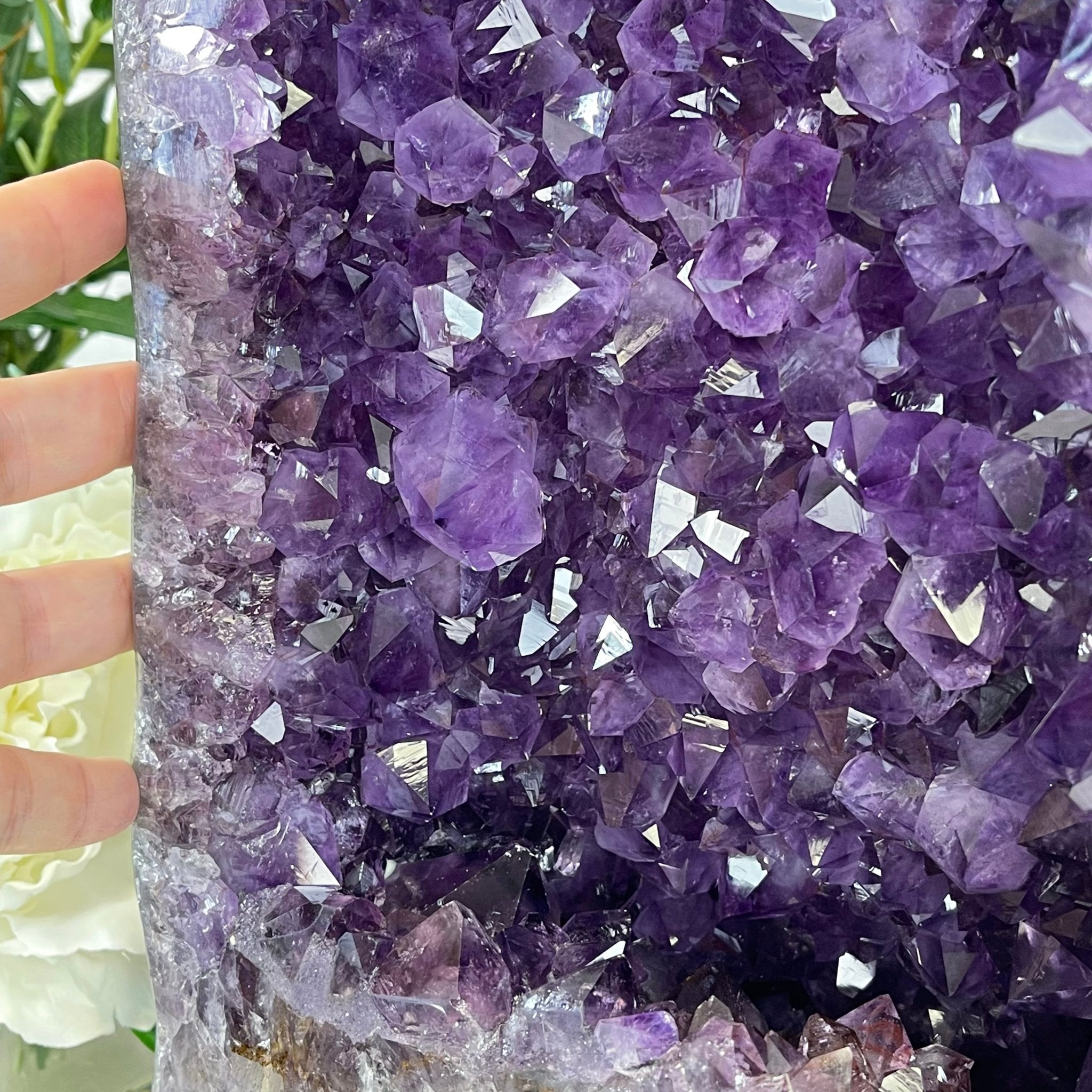 Extra Plus Quality Brazilian Amethyst Cathedral, 36.1 lbs & 14.25" Tall #5601-1043 by Brazil Gems - Brazil GemsBrazil GemsExtra Plus Quality Brazilian Amethyst Cathedral, 36.1 lbs & 14.25" Tall #5601-1043 by Brazil GemsCathedrals5601-1043