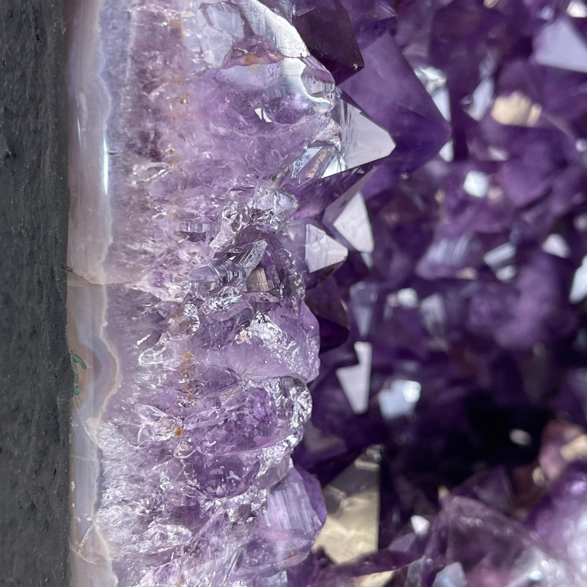 Extra Plus Quality Brazilian Amethyst Cathedral, 36.1 lbs & 14.25" Tall #5601-1043 by Brazil Gems - Brazil GemsBrazil GemsExtra Plus Quality Brazilian Amethyst Cathedral, 36.1 lbs & 14.25" Tall #5601-1043 by Brazil GemsCathedrals5601-1043