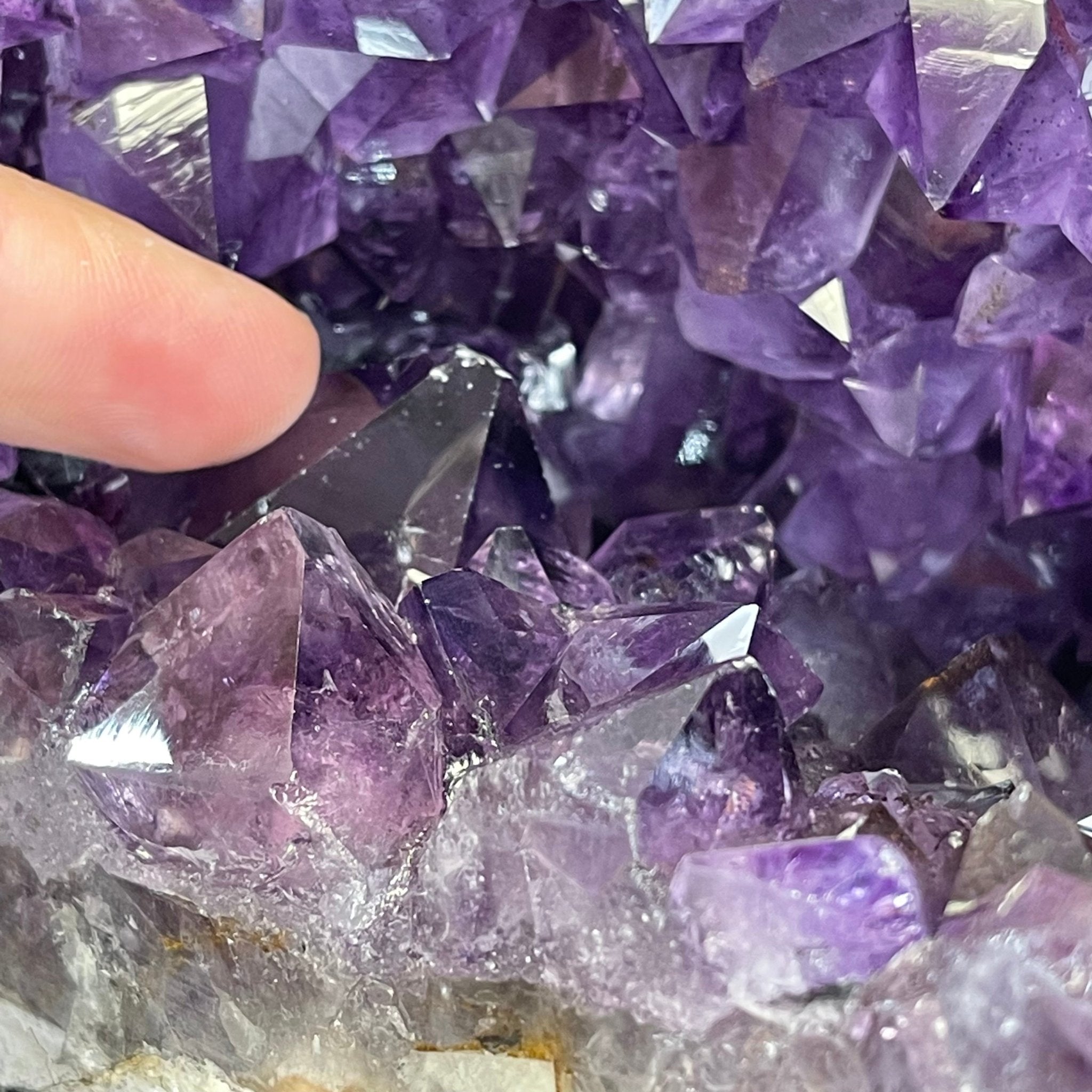 Extra Plus Quality Brazilian Amethyst Cathedral, 36.1 lbs & 14.25" Tall #5601-1043 by Brazil Gems - Brazil GemsBrazil GemsExtra Plus Quality Brazilian Amethyst Cathedral, 36.1 lbs & 14.25" Tall #5601-1043 by Brazil GemsCathedrals5601-1043
