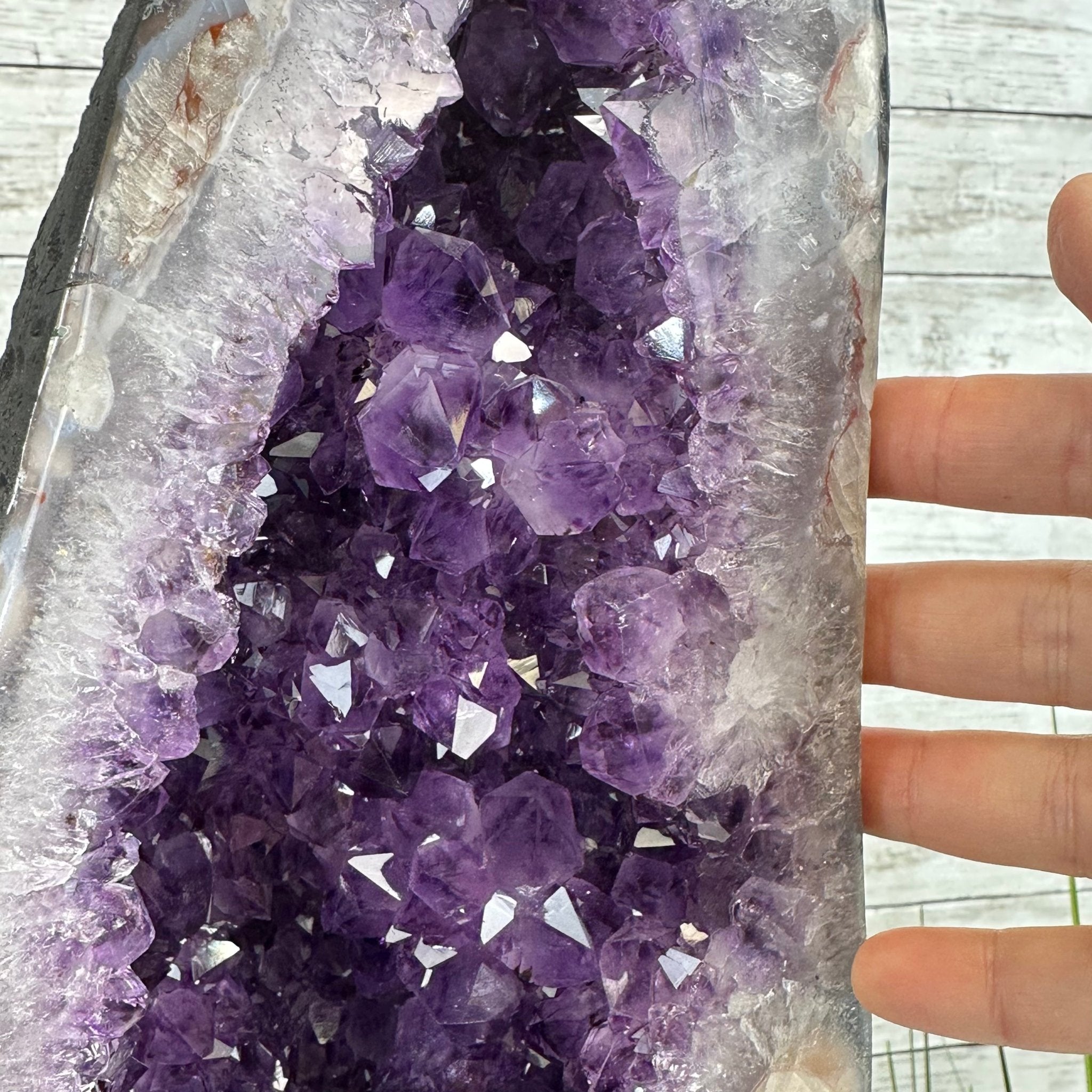 Extra Plus Quality Brazilian Amethyst Cathedral, 40.1 lbs & 20.6" Tall Model #5601-0848 by Brazil Gems - Brazil GemsBrazil GemsExtra Plus Quality Brazilian Amethyst Cathedral, 40.1 lbs & 20.6" Tall Model #5601-0848 by Brazil GemsCathedrals5601-0848