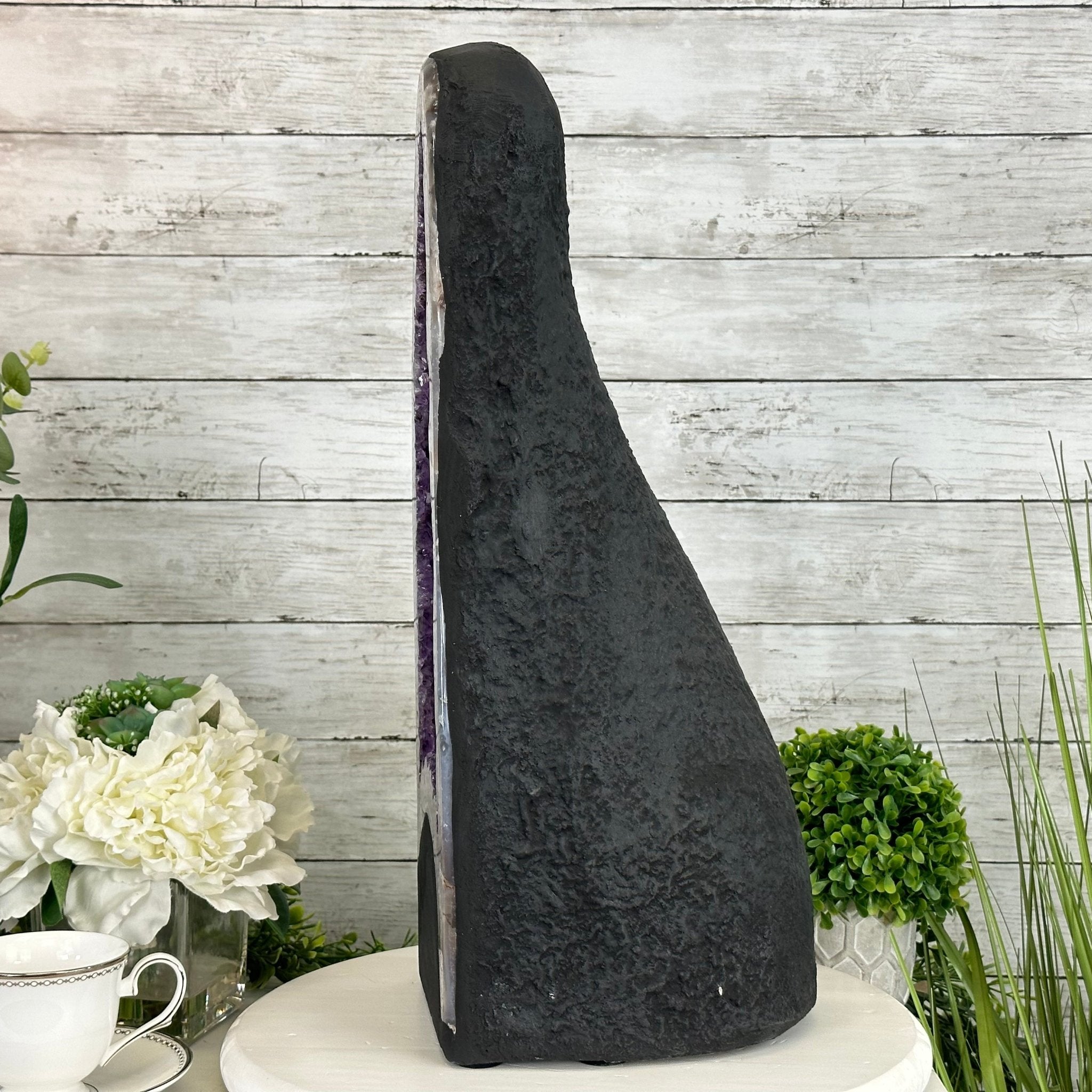 Extra Plus Quality Brazilian Amethyst Cathedral, 40.1 lbs & 20.6" Tall Model #5601-0848 by Brazil Gems - Brazil GemsBrazil GemsExtra Plus Quality Brazilian Amethyst Cathedral, 40.1 lbs & 20.6" Tall Model #5601-0848 by Brazil GemsCathedrals5601-0848