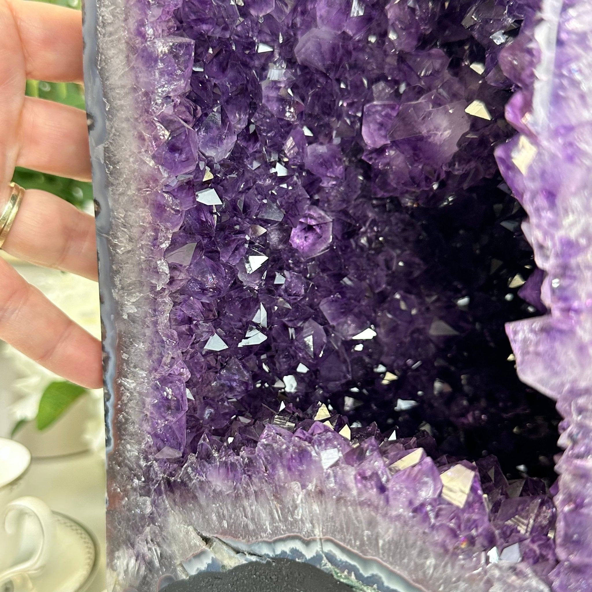 Extra Plus Quality Brazilian Amethyst Cathedral, 40.1 lbs & 20.6" Tall Model #5601-0848 by Brazil Gems - Brazil GemsBrazil GemsExtra Plus Quality Brazilian Amethyst Cathedral, 40.1 lbs & 20.6" Tall Model #5601-0848 by Brazil GemsCathedrals5601-0848