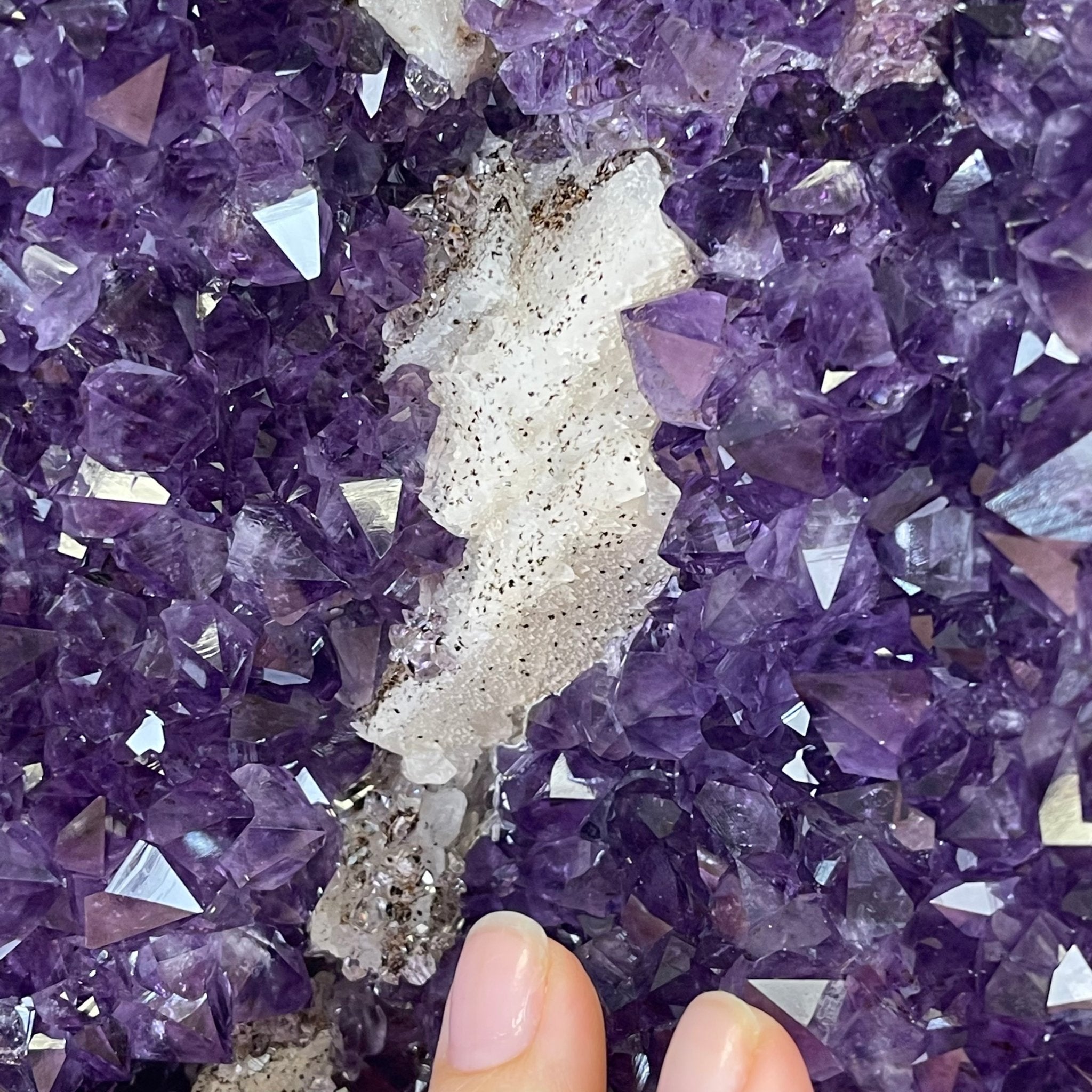 Extra Plus Quality Brazilian Amethyst Cathedral, 44.9 lbs & 21.5” tall Model #5601-1127 by Brazil Gems - Brazil GemsBrazil GemsExtra Plus Quality Brazilian Amethyst Cathedral, 44.9 lbs & 21.5” tall Model #5601-1127 by Brazil GemsCathedrals5601-1127