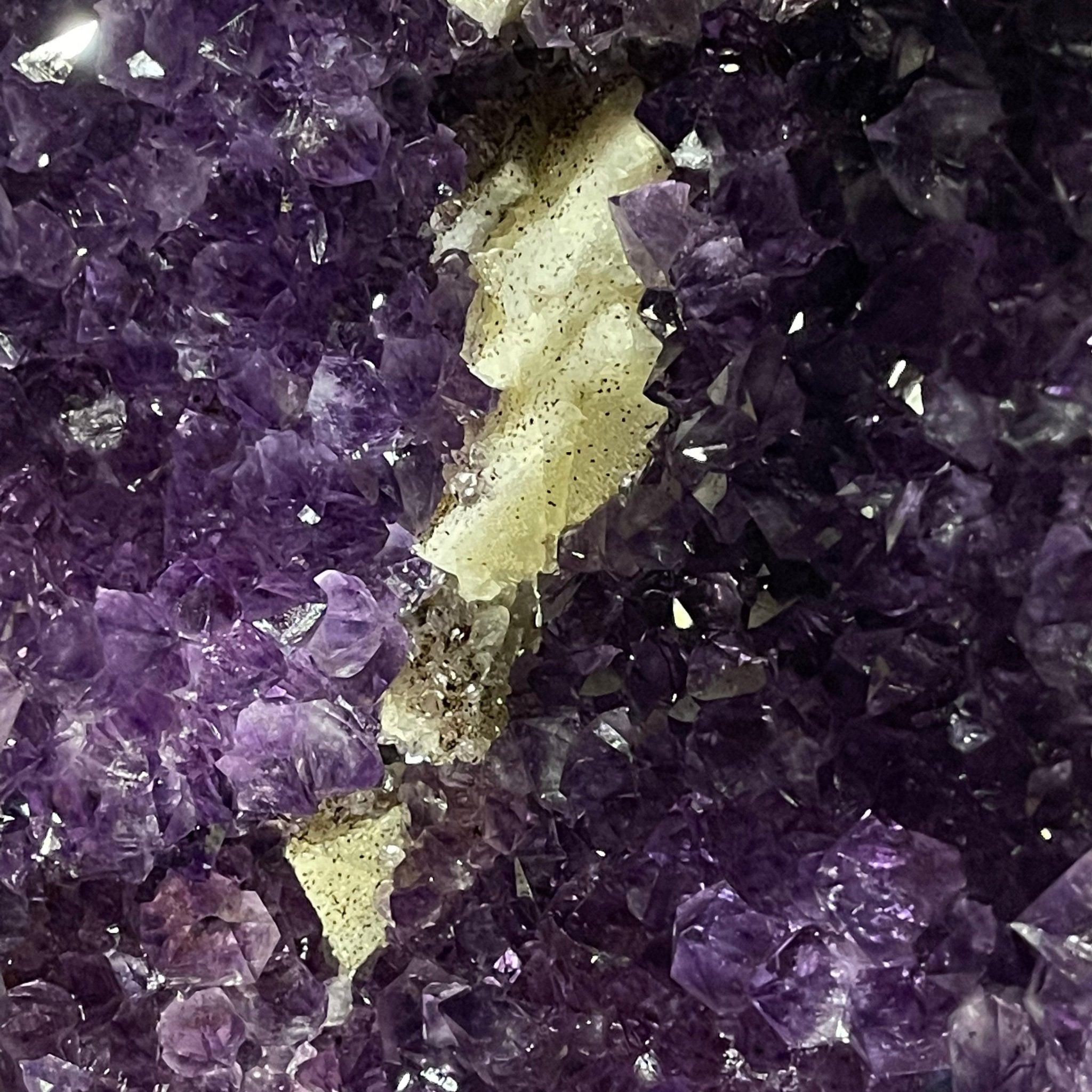 Extra Plus Quality Brazilian Amethyst Cathedral, 44.9 lbs & 21.5” tall Model #5601-1127 by Brazil Gems - Brazil GemsBrazil GemsExtra Plus Quality Brazilian Amethyst Cathedral, 44.9 lbs & 21.5” tall Model #5601-1127 by Brazil GemsCathedrals5601-1127