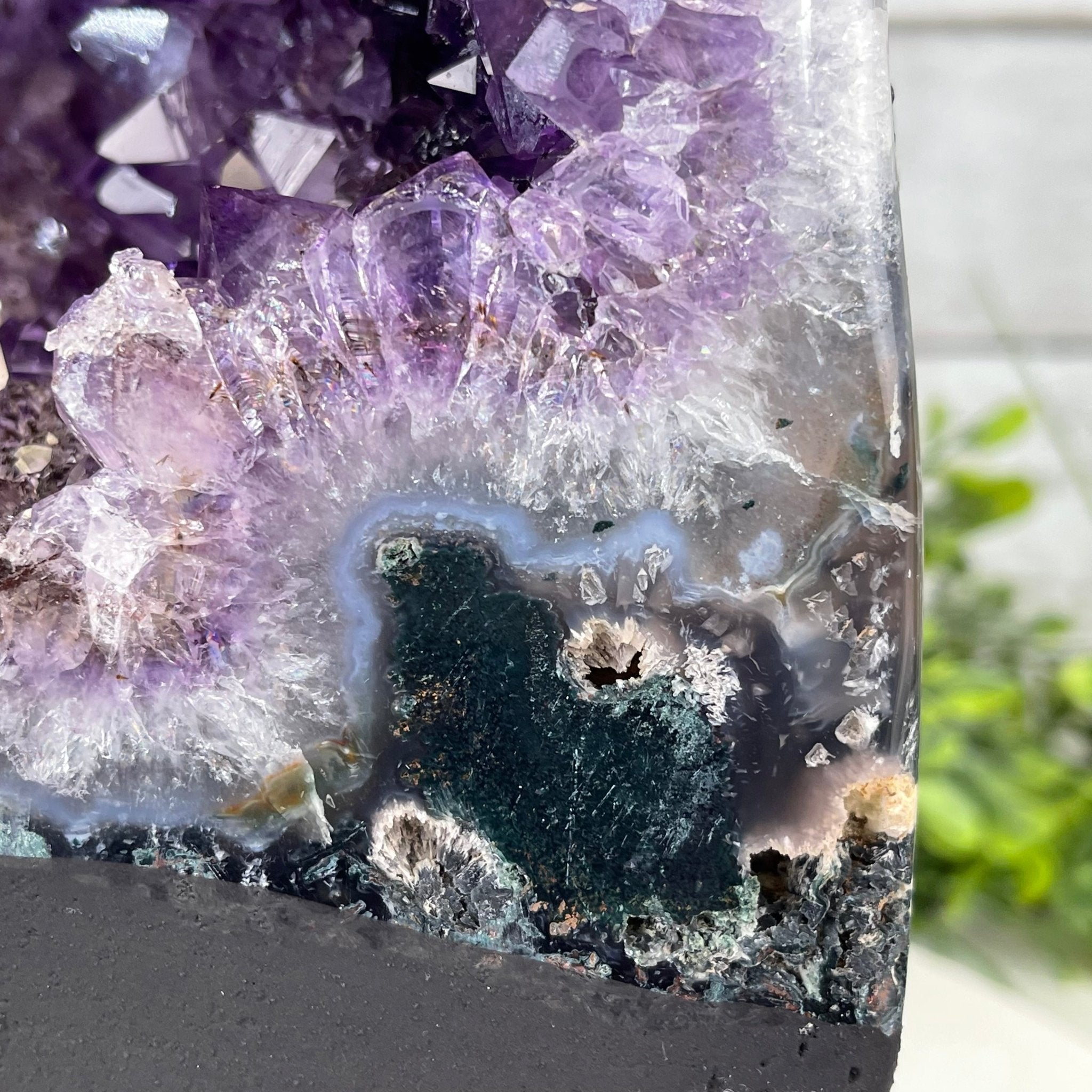 Extra Plus Quality Brazilian Amethyst Cathedral, 44.9 lbs & 21.5” tall Model #5601-1127 by Brazil Gems - Brazil GemsBrazil GemsExtra Plus Quality Brazilian Amethyst Cathedral, 44.9 lbs & 21.5” tall Model #5601-1127 by Brazil GemsCathedrals5601-1127