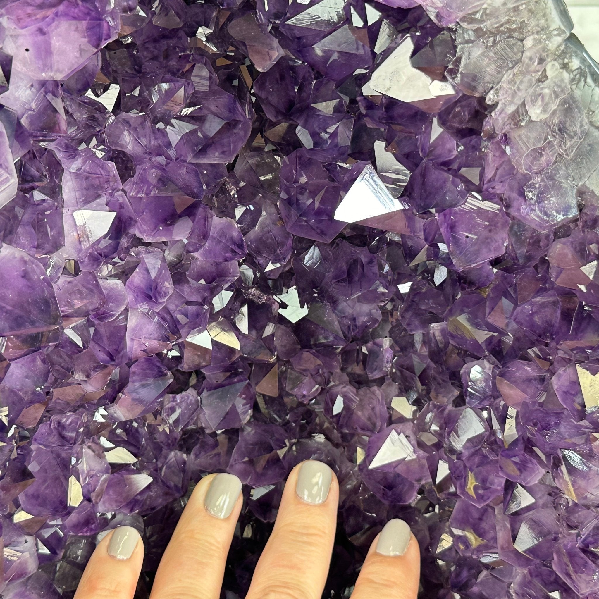 Extra Plus Quality Brazilian Amethyst Cathedral, 46.9 lbs & 17.4" Tall #5601-1314 - Brazil GemsBrazil GemsExtra Plus Quality Brazilian Amethyst Cathedral, 46.9 lbs & 17.4" Tall #5601-1314Cathedrals5601-1314