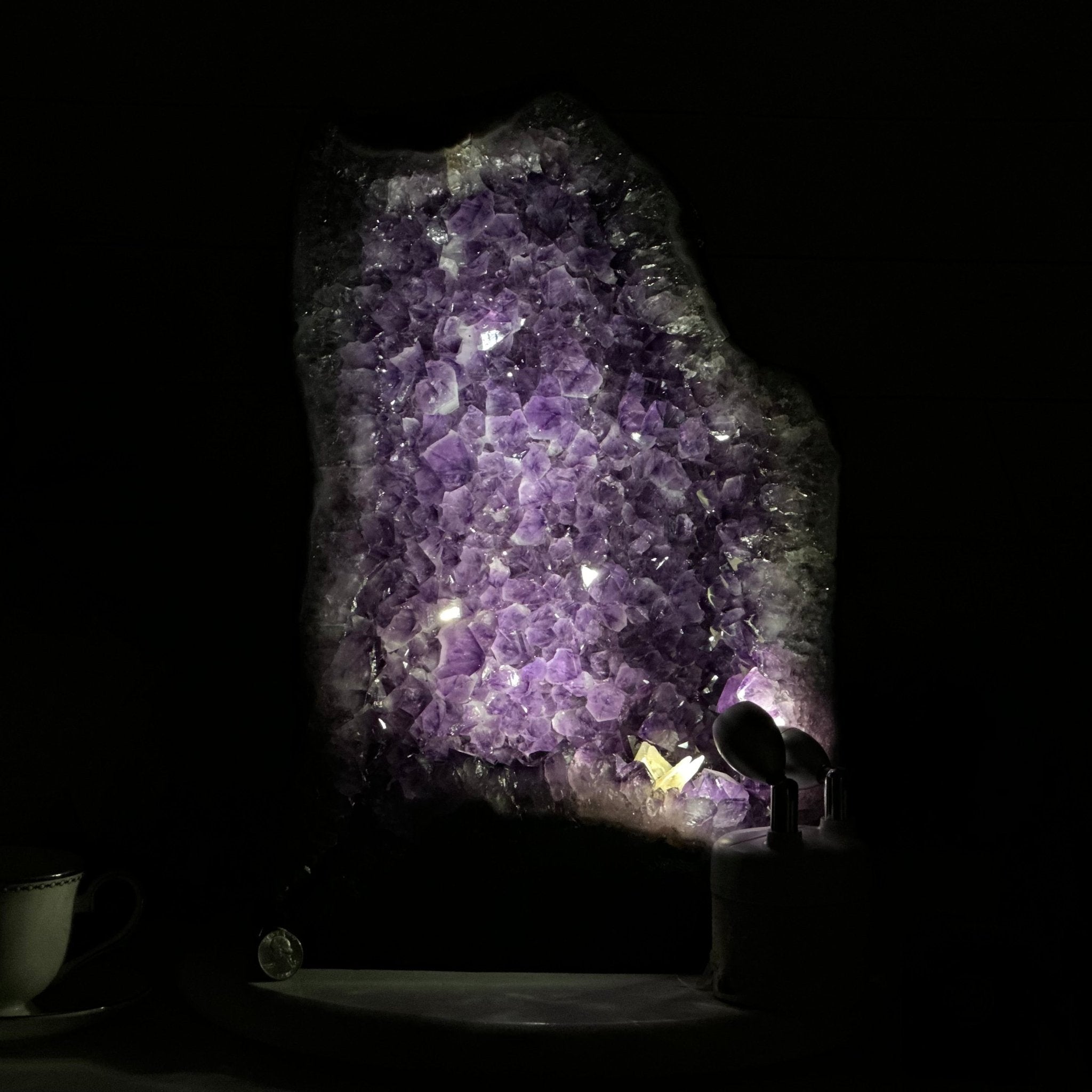 Extra Plus Quality Brazilian Amethyst Cathedral, 46.9 lbs & 17.4" Tall #5601-1314 - Brazil GemsBrazil GemsExtra Plus Quality Brazilian Amethyst Cathedral, 46.9 lbs & 17.4" Tall #5601-1314Cathedrals5601-1314