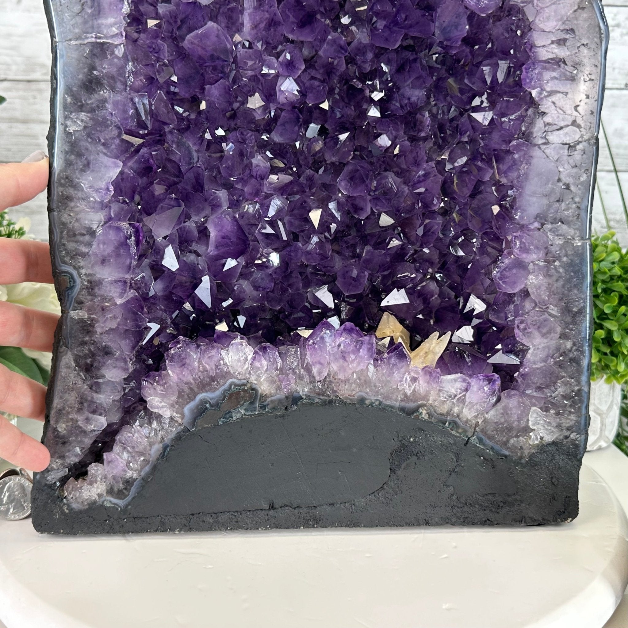 Extra Plus Quality Brazilian Amethyst Cathedral, 46.9 lbs & 17.4" Tall #5601-1314 - Brazil GemsBrazil GemsExtra Plus Quality Brazilian Amethyst Cathedral, 46.9 lbs & 17.4" Tall #5601-1314Cathedrals5601-1314