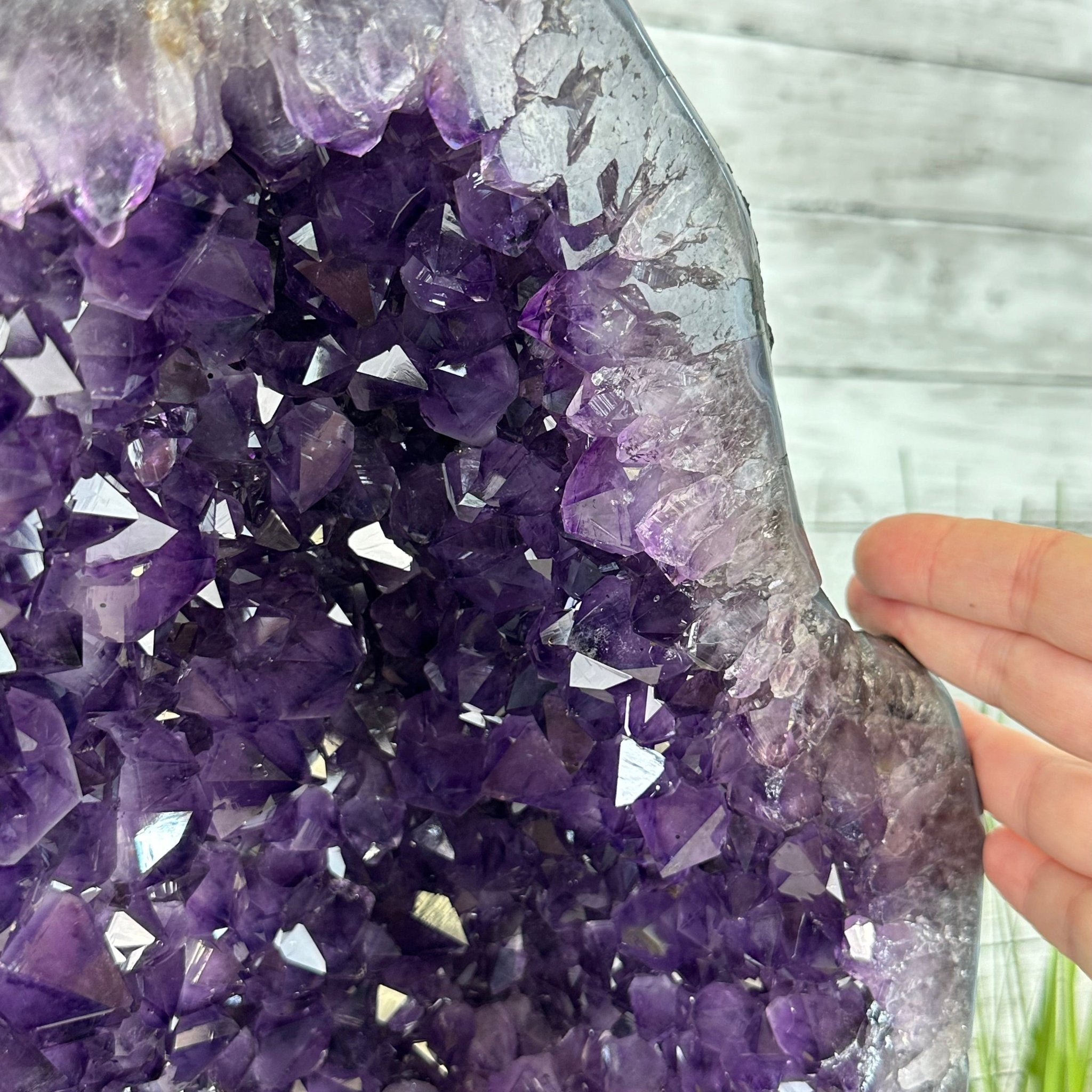 Extra Plus Quality Brazilian Amethyst Cathedral, 46.9 lbs & 17.4" Tall #5601-1314 - Brazil GemsBrazil GemsExtra Plus Quality Brazilian Amethyst Cathedral, 46.9 lbs & 17.4" Tall #5601-1314Cathedrals5601-1314