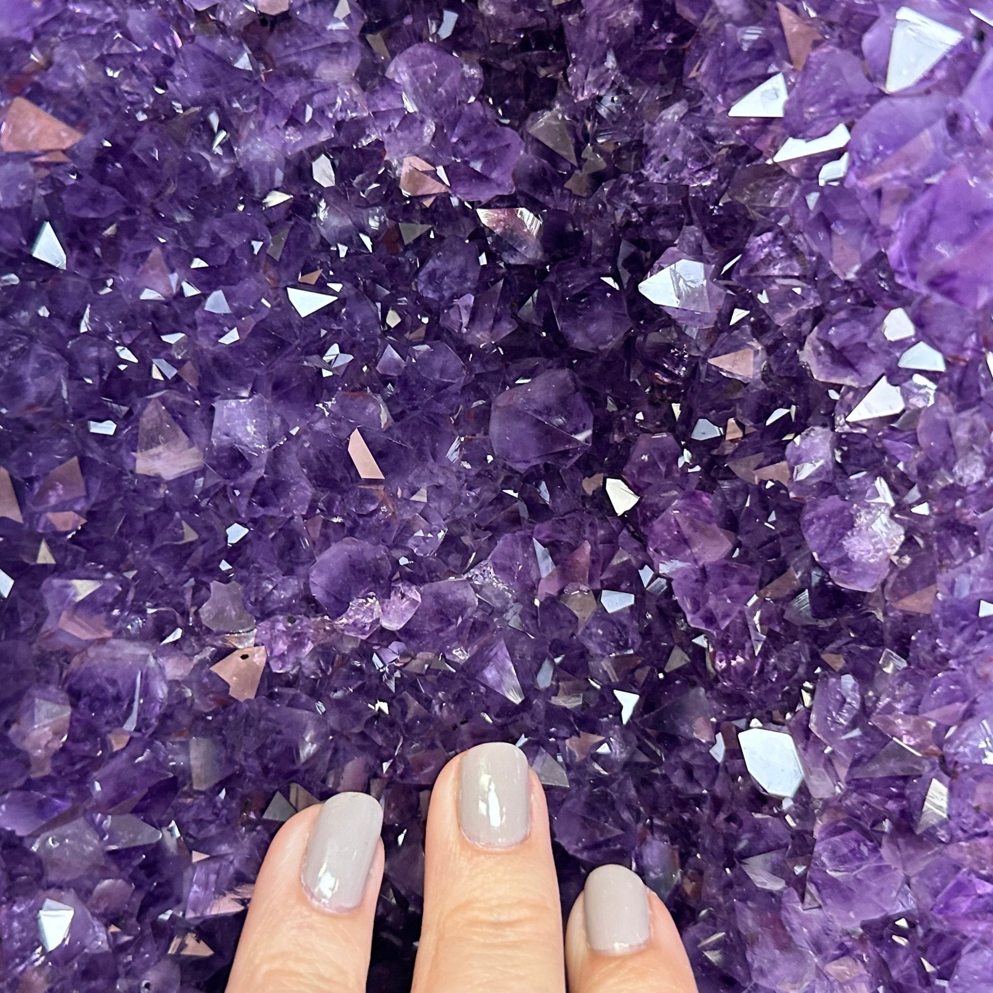 Extra Plus Quality Brazilian Amethyst Cathedral, 47.2 lbs & 17" Tall, Model #5601-1083 by Brazil Gems - Brazil GemsBrazil GemsExtra Plus Quality Brazilian Amethyst Cathedral, 47.2 lbs & 17" Tall, Model #5601-1083 by Brazil GemsCathedrals5601-1083
