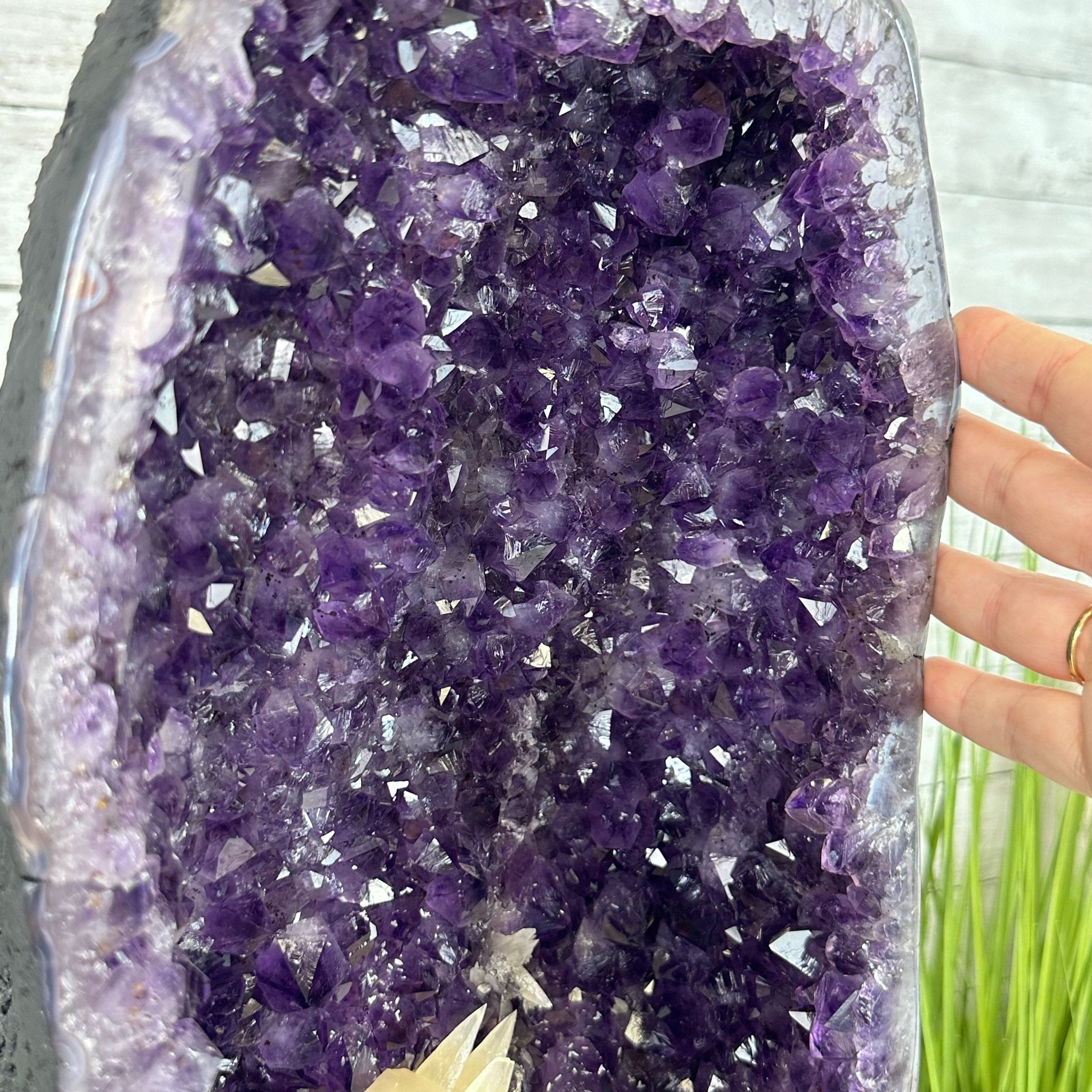 Extra Plus Quality Brazilian Amethyst Cathedral, 47.5 lbs & 17.3" Tall #5601-1317 - Brazil GemsBrazil GemsExtra Plus Quality Brazilian Amethyst Cathedral, 47.5 lbs & 17.3" Tall #5601-1317Cathedrals5601-1317