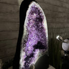 Extra Plus Quality Brazilian Amethyst Cathedral, 49.9 lbs & 19" Tall, Model #5601-0988 by Brazil Gems - Brazil GemsBrazil GemsExtra Plus Quality Brazilian Amethyst Cathedral, 49.9 lbs & 19" Tall, Model #5601-0988 by Brazil GemsCathedrals5601-0988