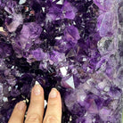 Extra Plus Quality Brazilian Amethyst Cathedral, 51.3 lbs & 20" Tall, Model #5601-0989 by Brazil Gems - Brazil GemsBrazil GemsExtra Plus Quality Brazilian Amethyst Cathedral, 51.3 lbs & 20" Tall, Model #5601-0989 by Brazil GemsCathedrals5601-0989