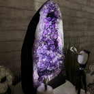 Extra Plus Quality Brazilian Amethyst Cathedral, 51.3 lbs & 20" Tall, Model #5601-0989 by Brazil Gems - Brazil GemsBrazil GemsExtra Plus Quality Brazilian Amethyst Cathedral, 51.3 lbs & 20" Tall, Model #5601-0989 by Brazil GemsCathedrals5601-0989