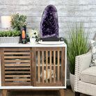 Extra Plus Quality Brazilian Amethyst Cathedral, 51.3 lbs & 20" Tall, Model #5601-0989 by Brazil Gems - Brazil GemsBrazil GemsExtra Plus Quality Brazilian Amethyst Cathedral, 51.3 lbs & 20" Tall, Model #5601-0989 by Brazil GemsCathedrals5601-0989