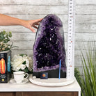 Extra Plus Quality Brazilian Amethyst Cathedral, 51.3 lbs & 20" Tall, Model #5601-0989 by Brazil Gems - Brazil GemsBrazil GemsExtra Plus Quality Brazilian Amethyst Cathedral, 51.3 lbs & 20" Tall, Model #5601-0989 by Brazil GemsCathedrals5601-0989