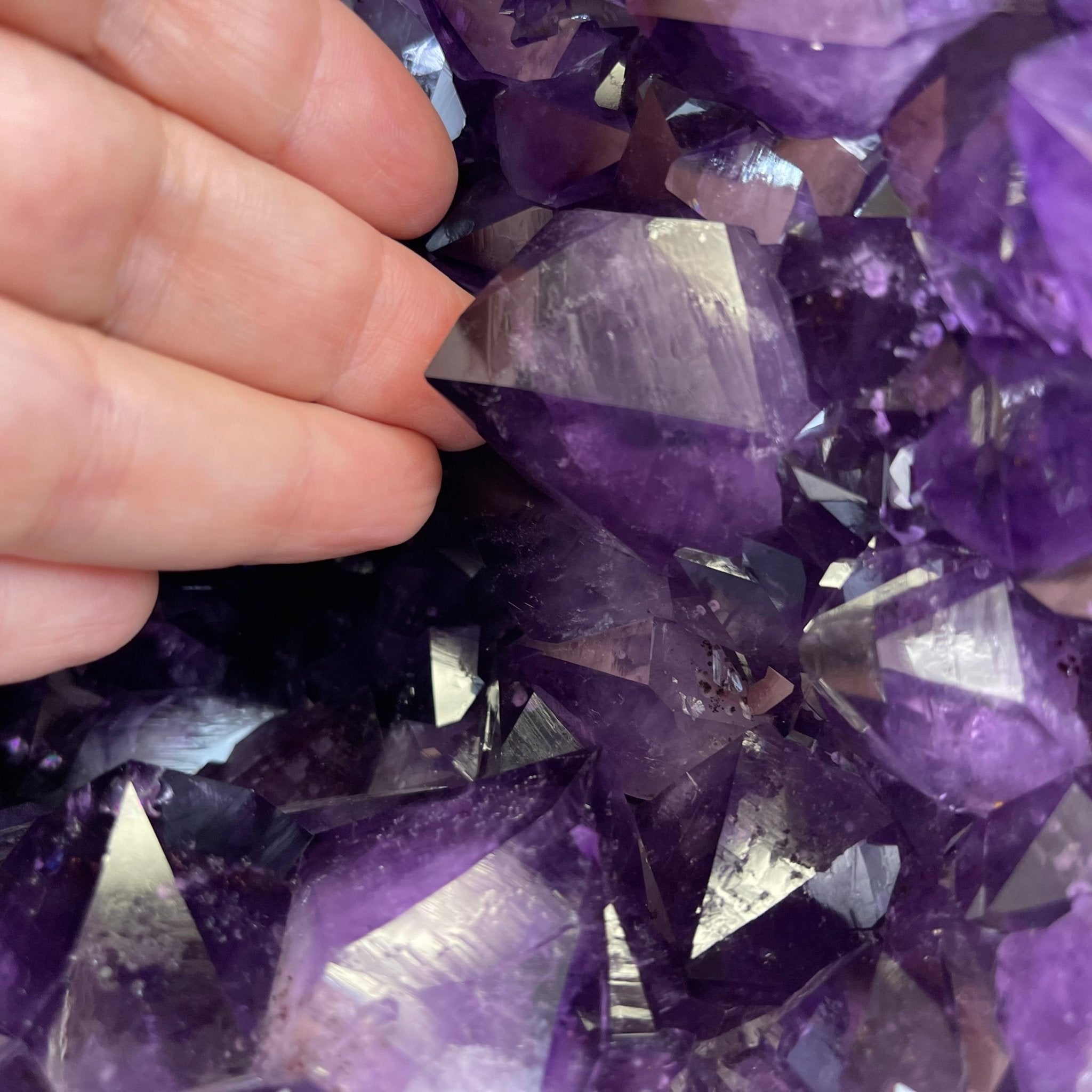 Extra Plus Quality Brazilian Amethyst Cathedral, 53.3 lbs & 16” tall #5601-1165 by Brazil Gems - Brazil GemsBrazil GemsExtra Plus Quality Brazilian Amethyst Cathedral, 53.3 lbs & 16” tall #5601-1165 by Brazil GemsCathedrals5601-1165