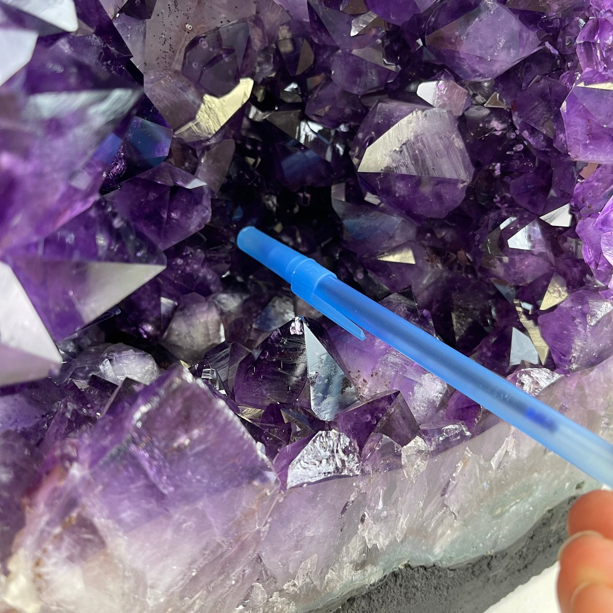 Extra Plus Quality Brazilian Amethyst Cathedral, 53.3 lbs & 16” tall #5601-1165 by Brazil Gems - Brazil GemsBrazil GemsExtra Plus Quality Brazilian Amethyst Cathedral, 53.3 lbs & 16” tall #5601-1165 by Brazil GemsCathedrals5601-1165