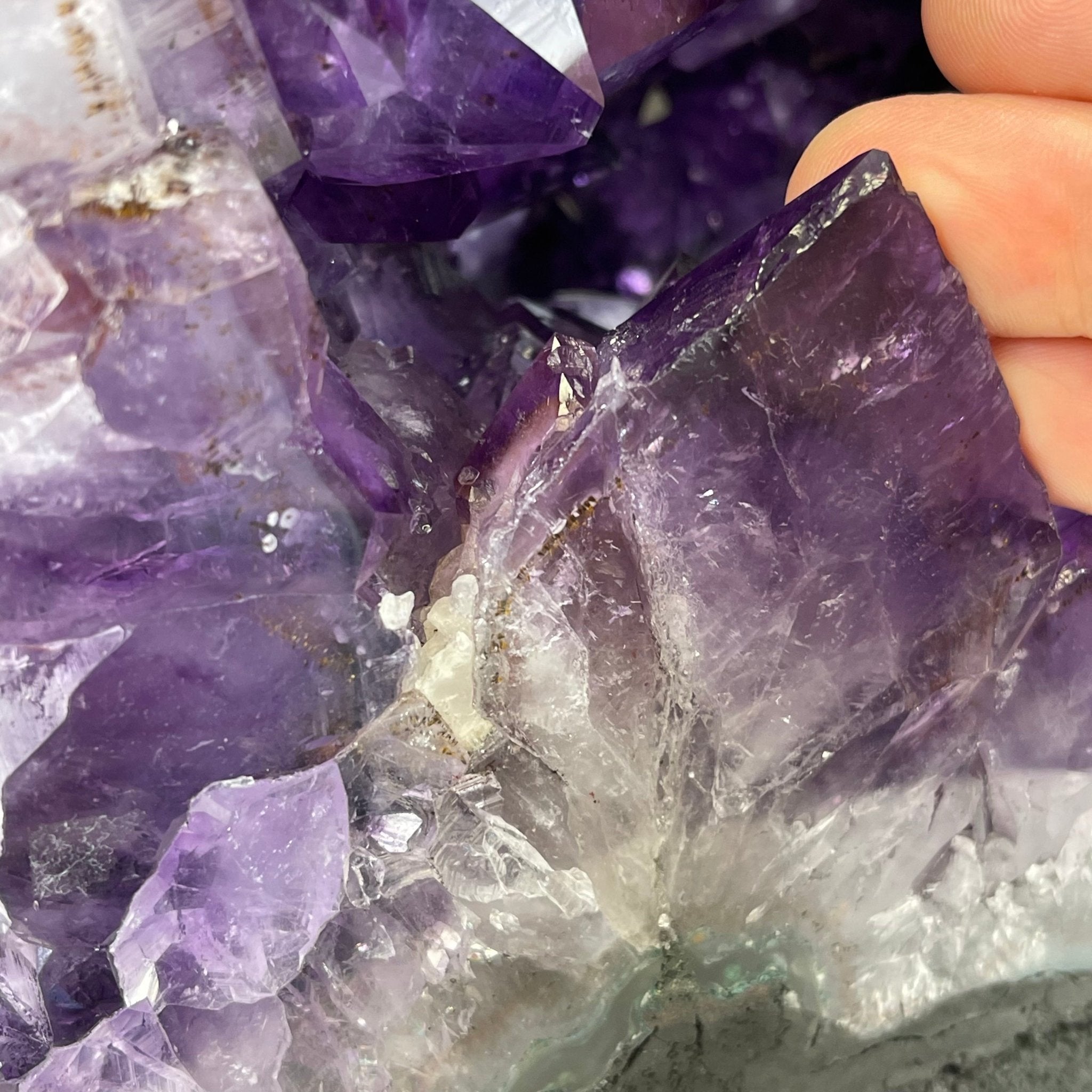 Extra Plus Quality Brazilian Amethyst Cathedral, 53.3 lbs & 16” tall #5601-1165 by Brazil Gems - Brazil GemsBrazil GemsExtra Plus Quality Brazilian Amethyst Cathedral, 53.3 lbs & 16” tall #5601-1165 by Brazil GemsCathedrals5601-1165