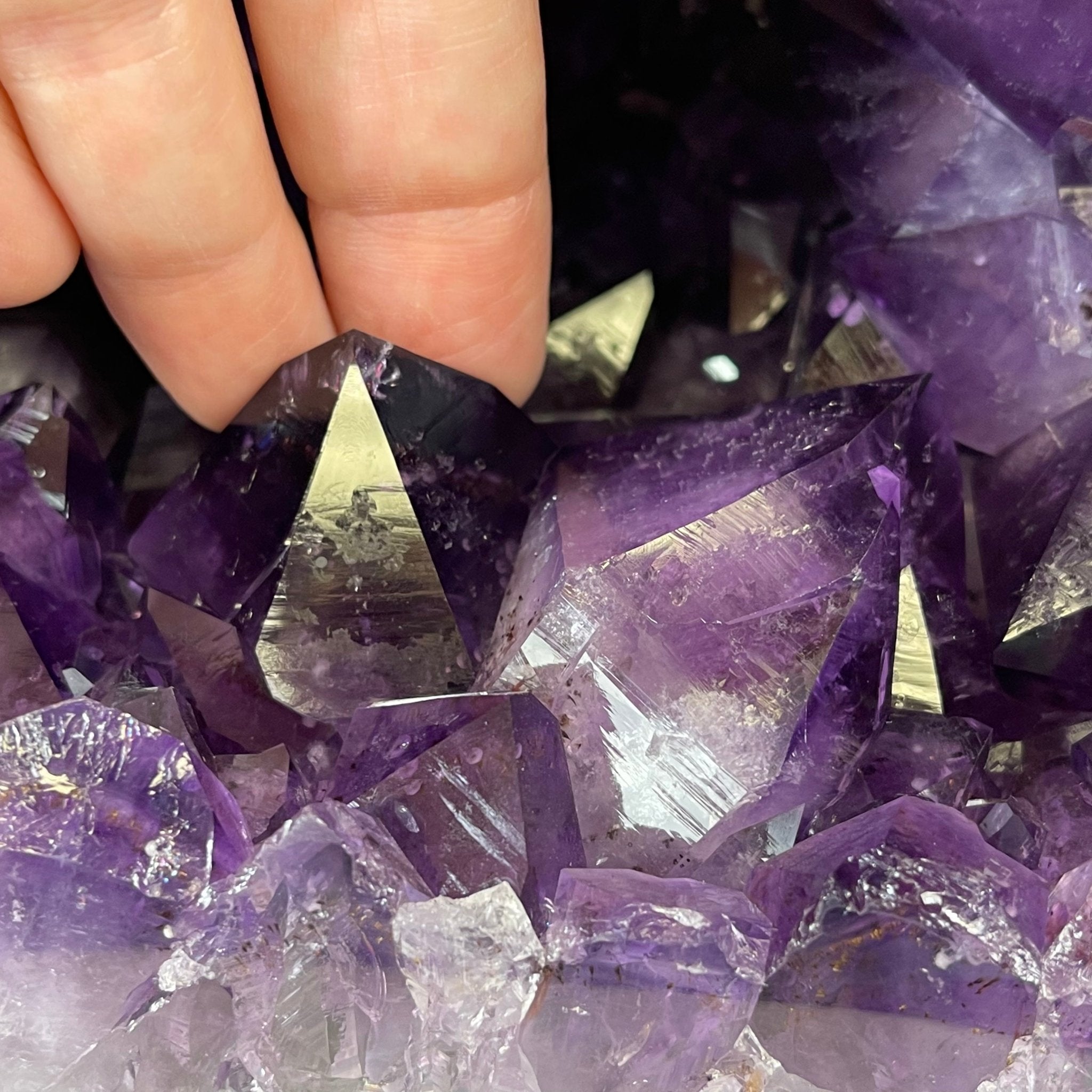 Extra Plus Quality Brazilian Amethyst Cathedral, 53.3 lbs & 16” tall #5601-1165 by Brazil Gems - Brazil GemsBrazil GemsExtra Plus Quality Brazilian Amethyst Cathedral, 53.3 lbs & 16” tall #5601-1165 by Brazil GemsCathedrals5601-1165