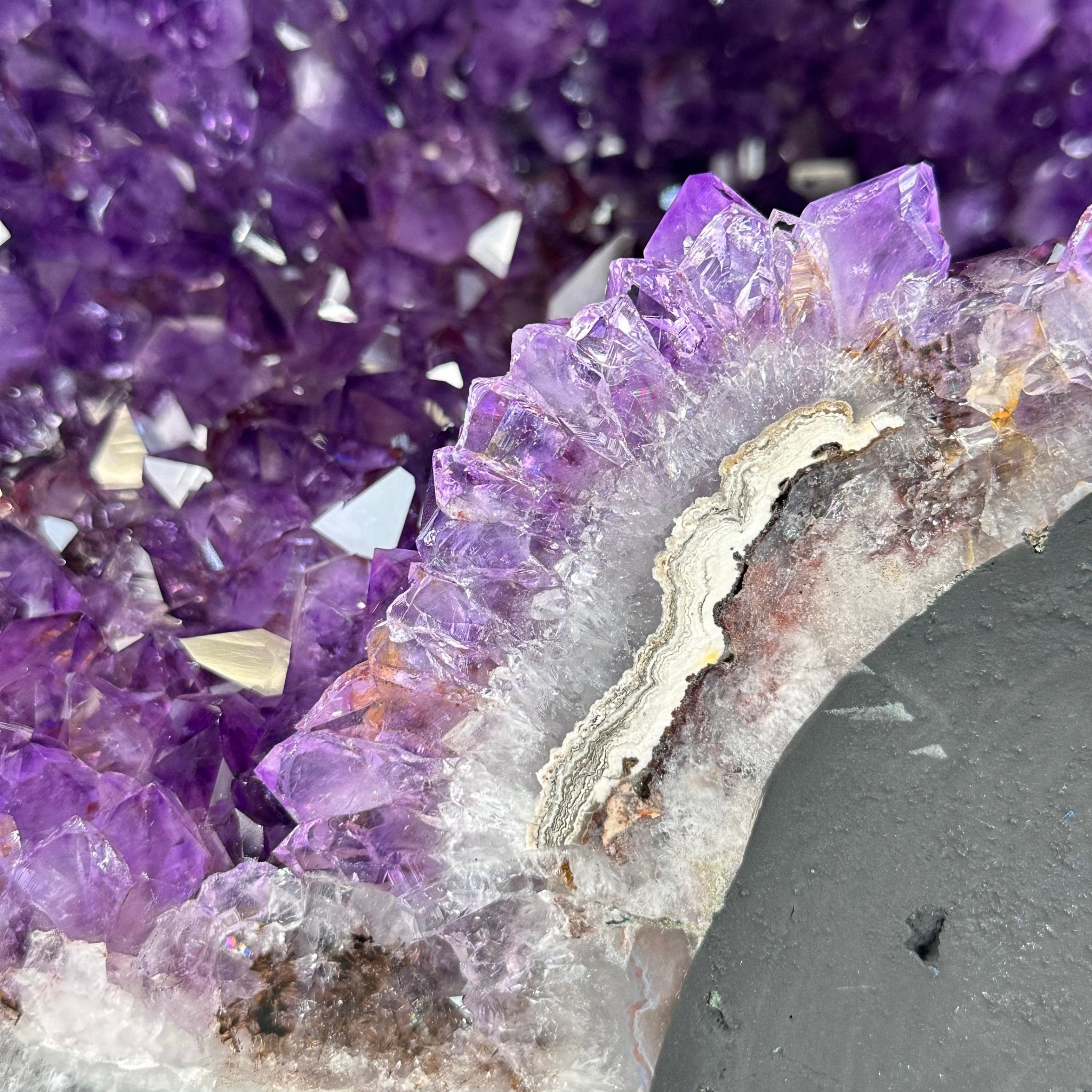 Extra Plus Quality Brazilian Amethyst Cathedral, 53.3 lbs & 17.5" Tall, Model #5601-0990 by Brazil Gems - Brazil GemsBrazil GemsExtra Plus Quality Brazilian Amethyst Cathedral, 53.3 lbs & 17.5" Tall, Model #5601-0990 by Brazil GemsCathedrals5601-0990