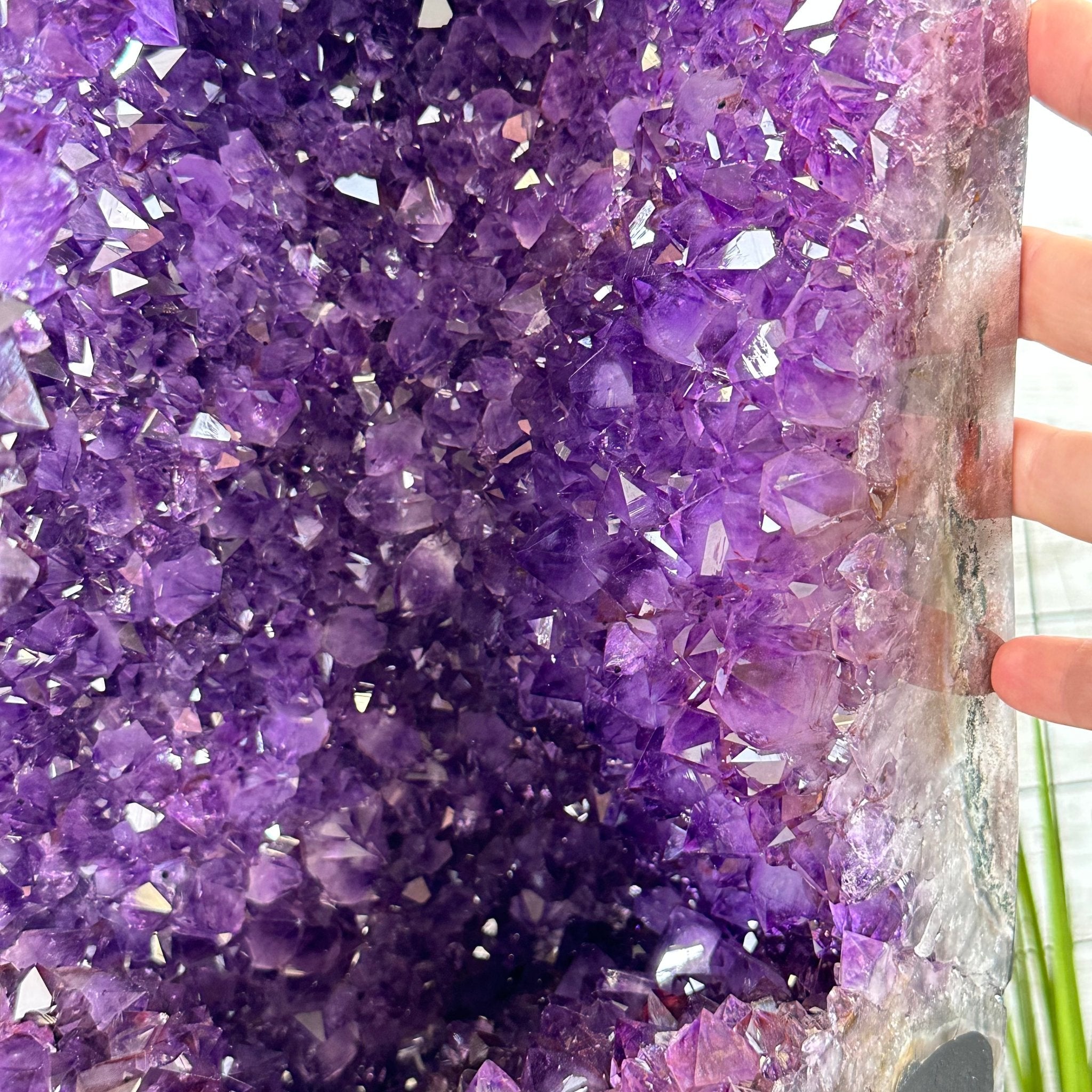 Extra Plus Quality Brazilian Amethyst Cathedral, 53.3 lbs & 17.5" Tall, Model #5601-0990 by Brazil Gems - Brazil GemsBrazil GemsExtra Plus Quality Brazilian Amethyst Cathedral, 53.3 lbs & 17.5" Tall, Model #5601-0990 by Brazil GemsCathedrals5601-0990