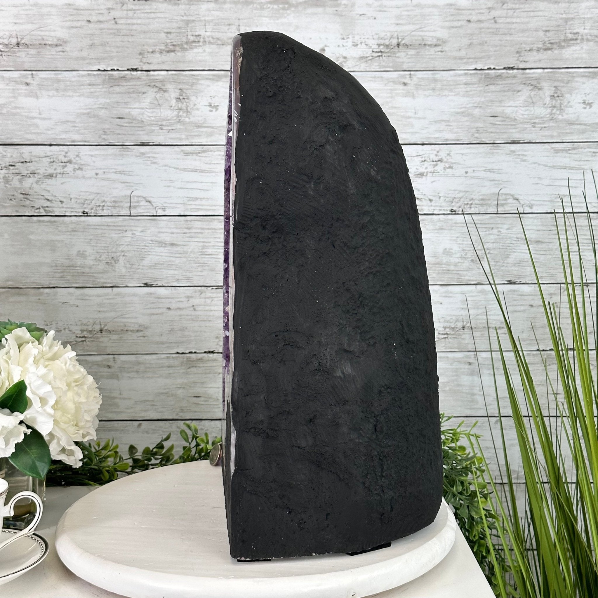 Extra Plus Quality Brazilian Amethyst Cathedral, 53.3 lbs & 17.5" Tall, Model #5601-0990 by Brazil Gems - Brazil GemsBrazil GemsExtra Plus Quality Brazilian Amethyst Cathedral, 53.3 lbs & 17.5" Tall, Model #5601-0990 by Brazil GemsCathedrals5601-0990