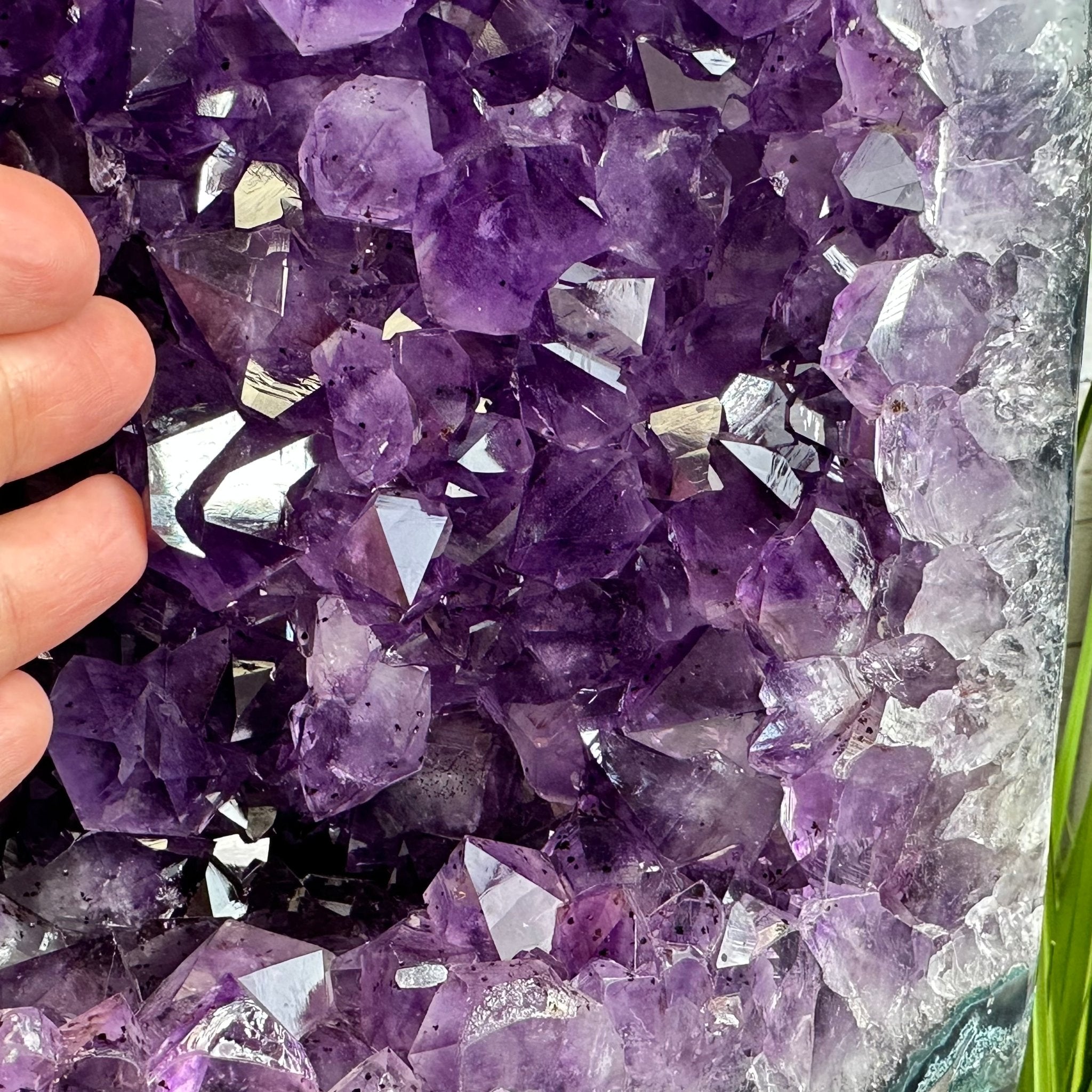 Extra Plus Quality Brazilian Amethyst Cathedral, 53.9 lbs & 20.5" Tall, Model #5601-1085 by Brazil Gems - Brazil GemsBrazil GemsExtra Plus Quality Brazilian Amethyst Cathedral, 53.9 lbs & 20.5" Tall, Model #5601-1085 by Brazil GemsCathedrals5601-1085
