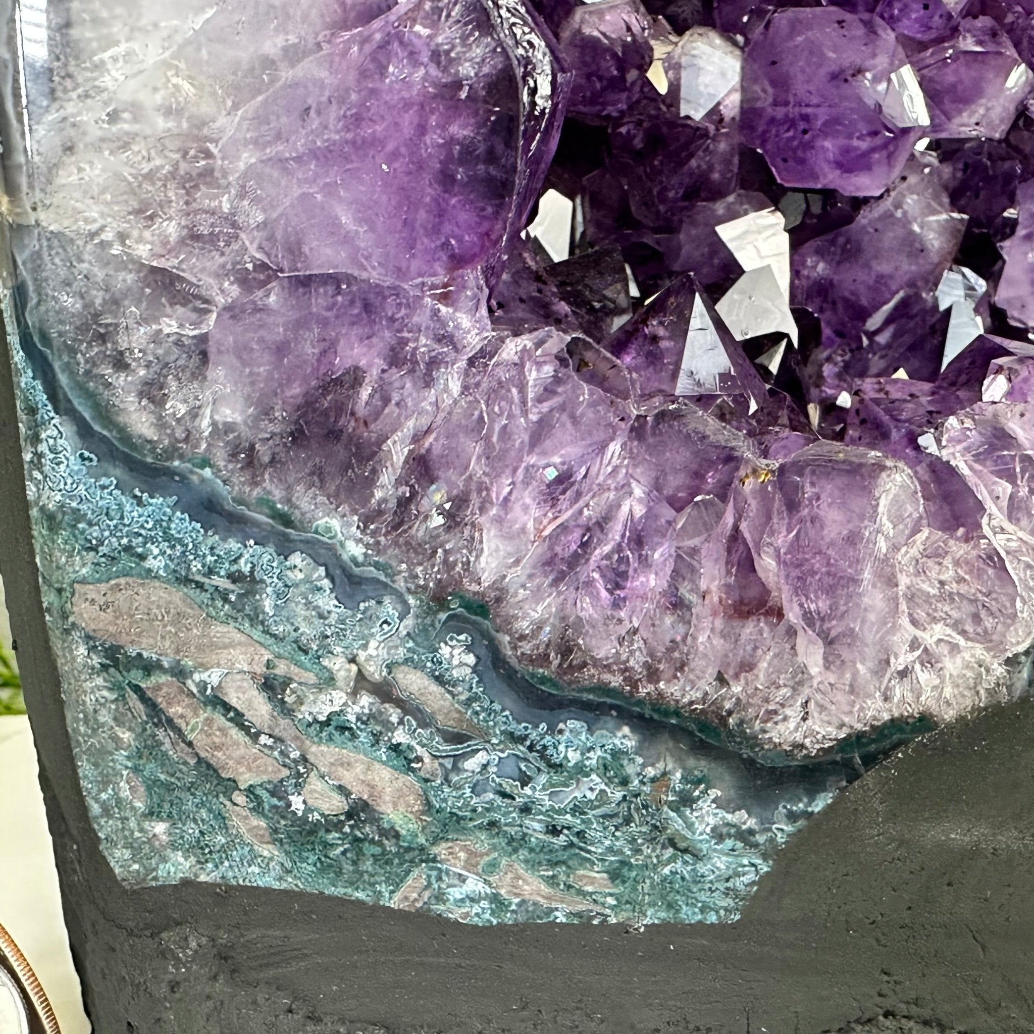 Extra Plus Quality Brazilian Amethyst Cathedral, 53.9 lbs & 20.5" Tall, Model #5601-1085 by Brazil Gems - Brazil GemsBrazil GemsExtra Plus Quality Brazilian Amethyst Cathedral, 53.9 lbs & 20.5" Tall, Model #5601-1085 by Brazil GemsCathedrals5601-1085
