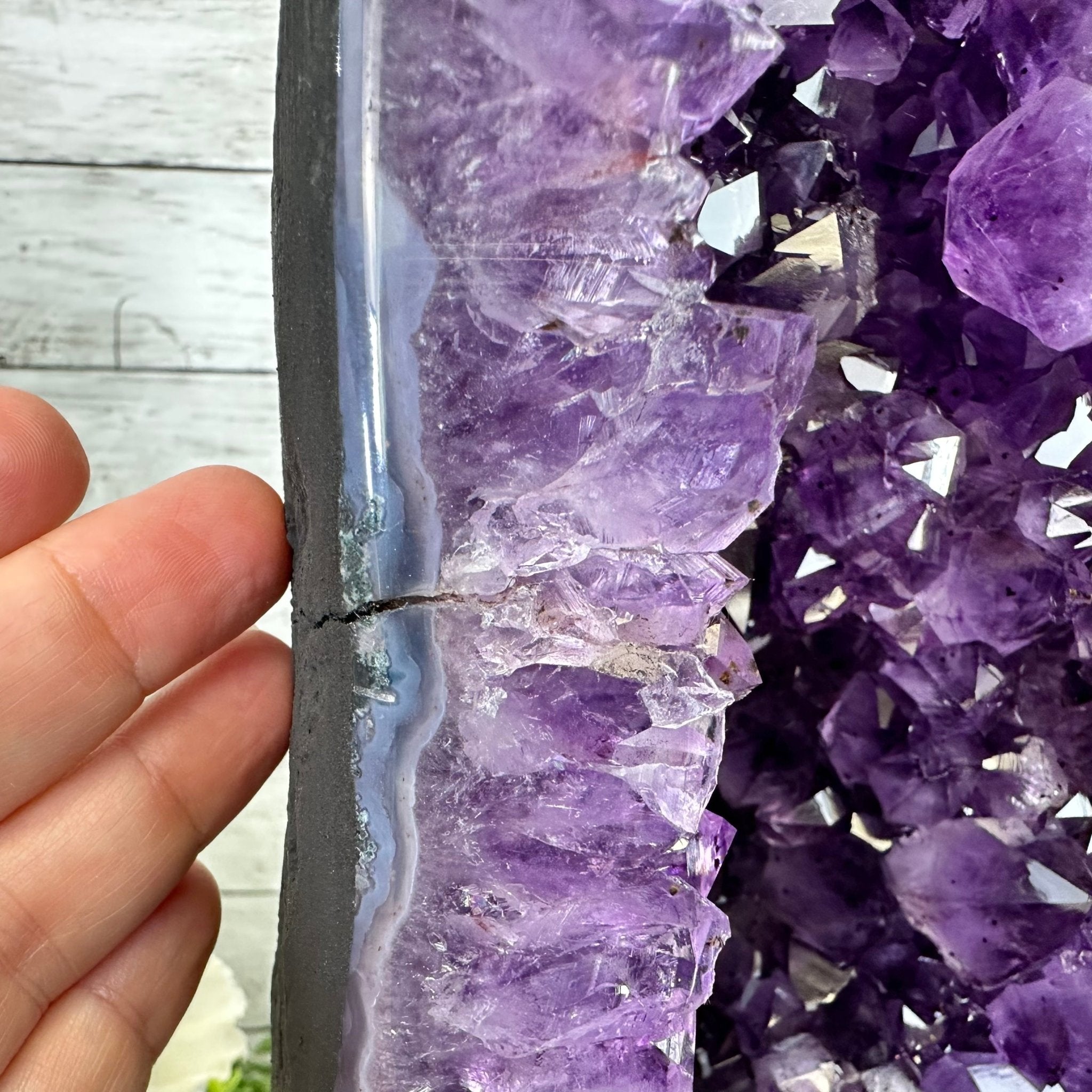 Extra Plus Quality Brazilian Amethyst Cathedral, 53.9 lbs & 20.5" Tall, Model #5601-1085 by Brazil Gems - Brazil GemsBrazil GemsExtra Plus Quality Brazilian Amethyst Cathedral, 53.9 lbs & 20.5" Tall, Model #5601-1085 by Brazil GemsCathedrals5601-1085