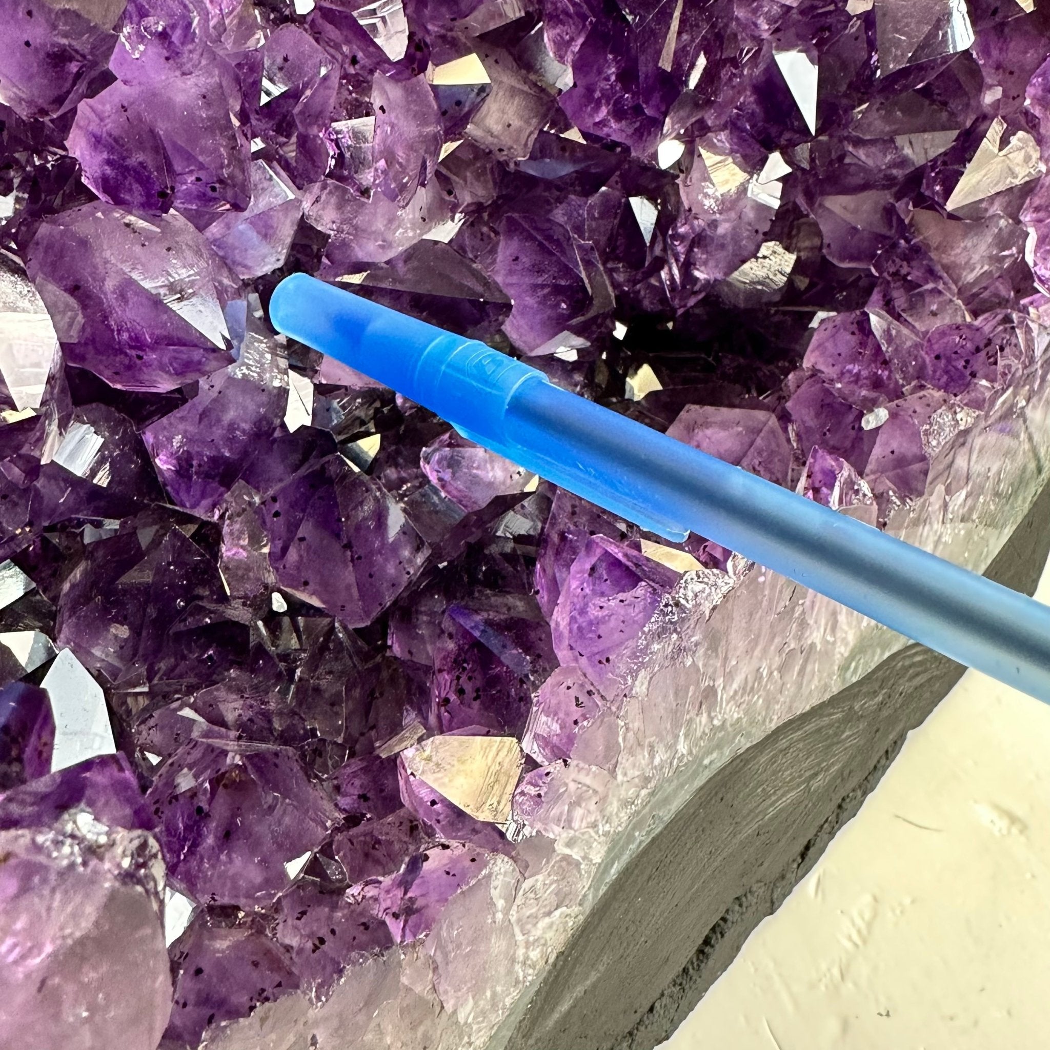 Extra Plus Quality Brazilian Amethyst Cathedral, 53.9 lbs & 20.5" Tall, Model #5601-1085 by Brazil Gems - Brazil GemsBrazil GemsExtra Plus Quality Brazilian Amethyst Cathedral, 53.9 lbs & 20.5" Tall, Model #5601-1085 by Brazil GemsCathedrals5601-1085